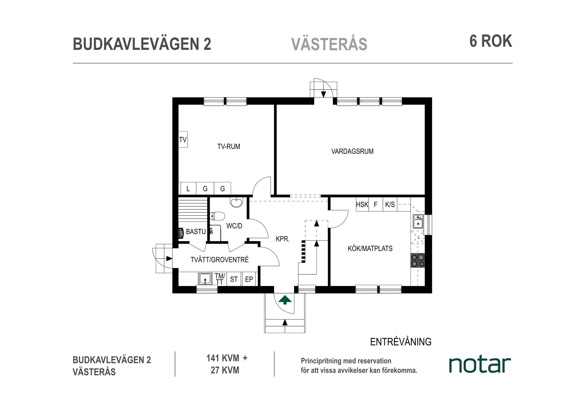 Villa, Budkavlevägen 2, Västerås