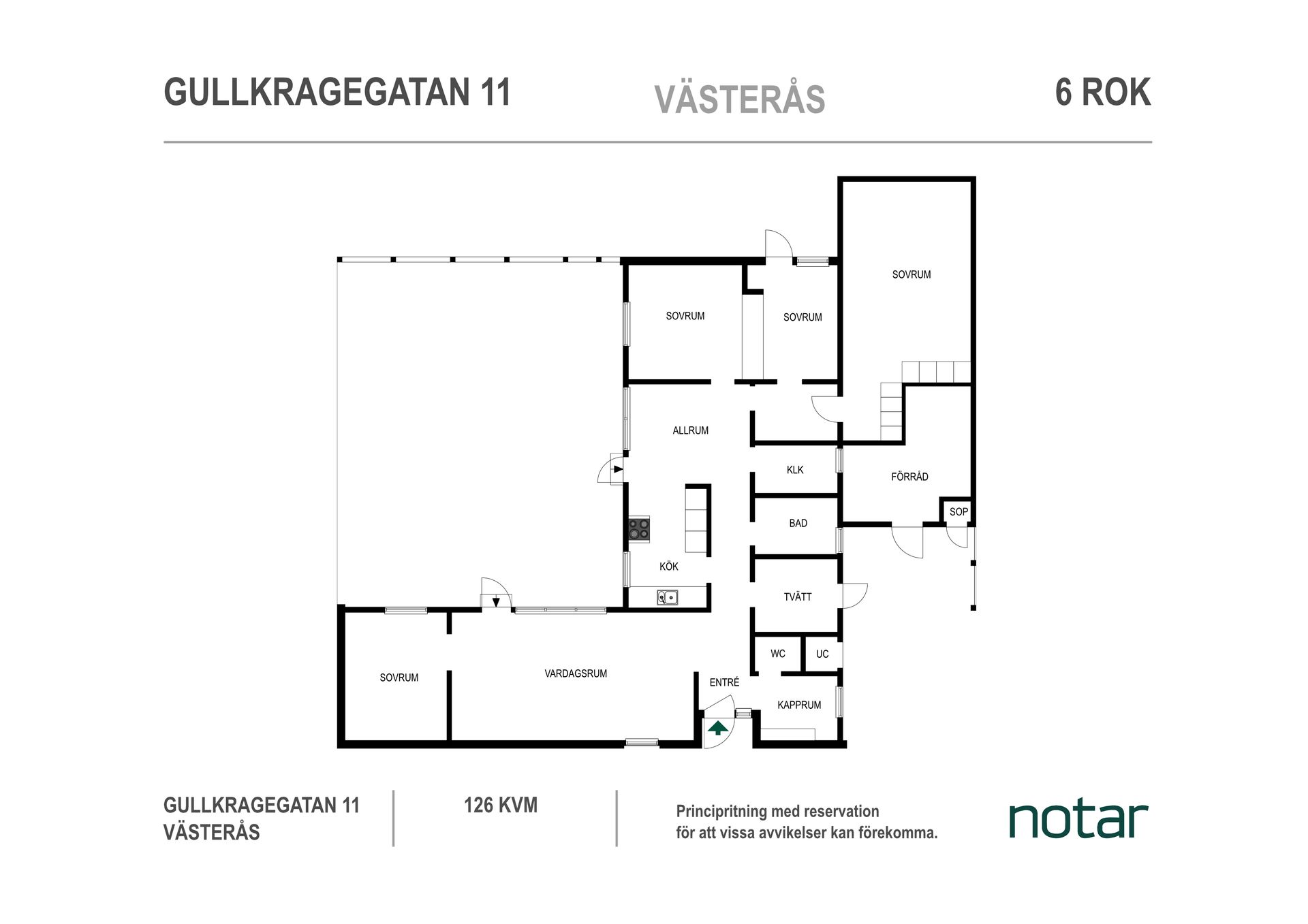Villa, Gullkragegatan 11, Nordanby, Västerås