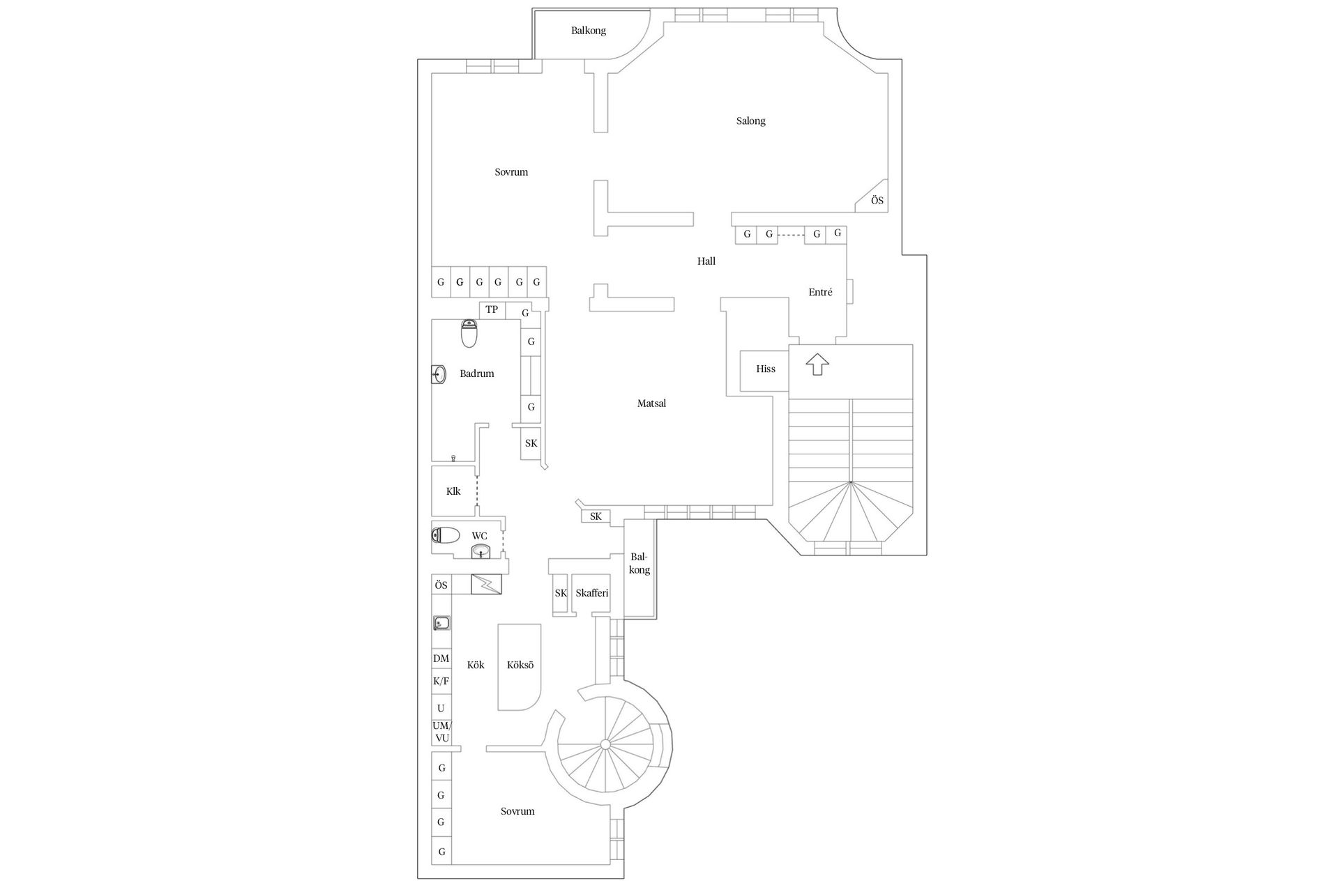 Bostadsrätt, Södra Vägen 6A, Lorensberg, Göteborg