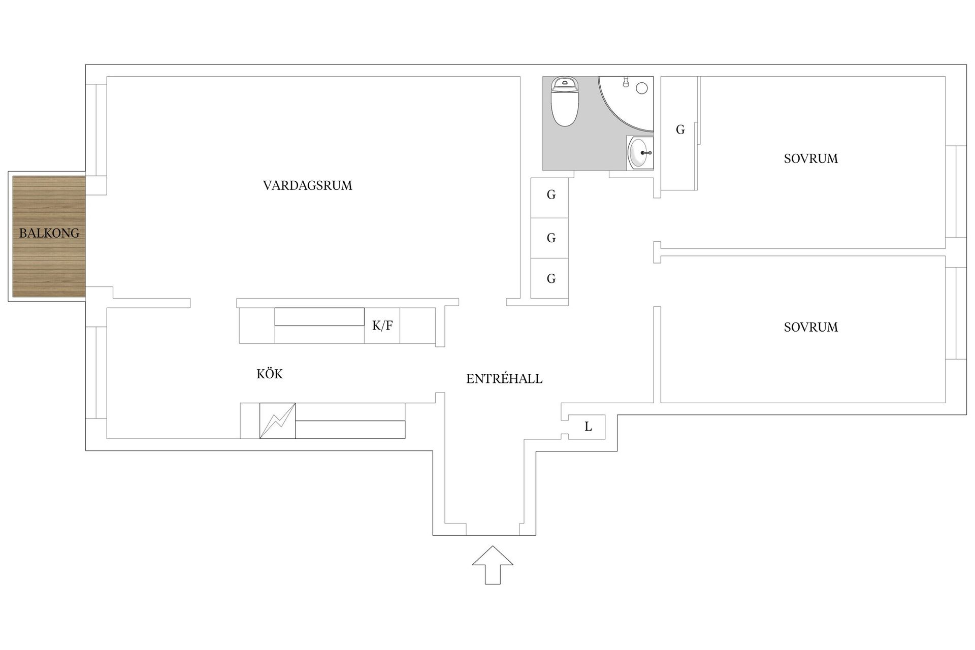 Bostadsrätt, Sandbäcksgatan 11, Klara, Karlstad