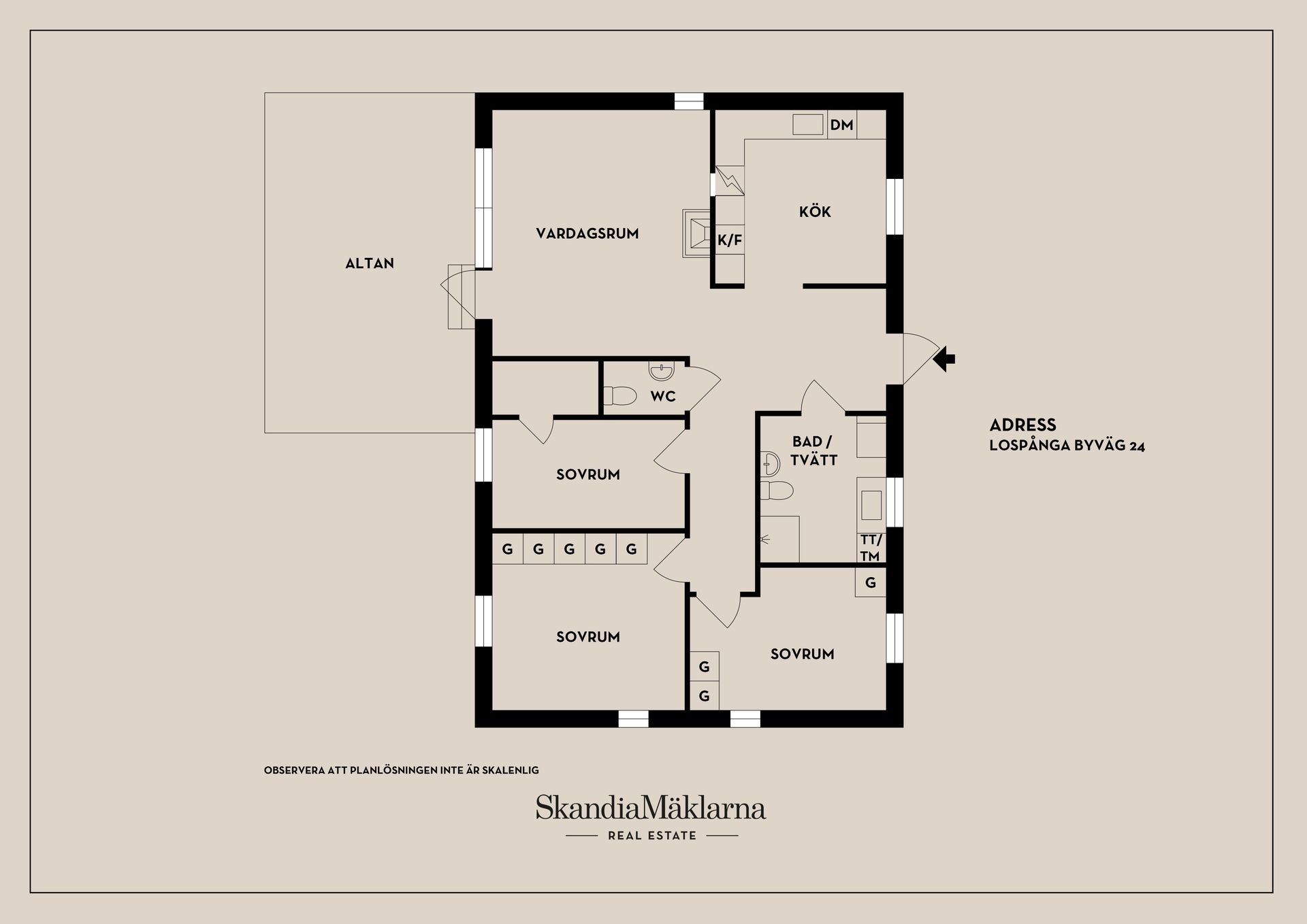 Villa, Lospånga byväg 24, Dingtuna, Västerås