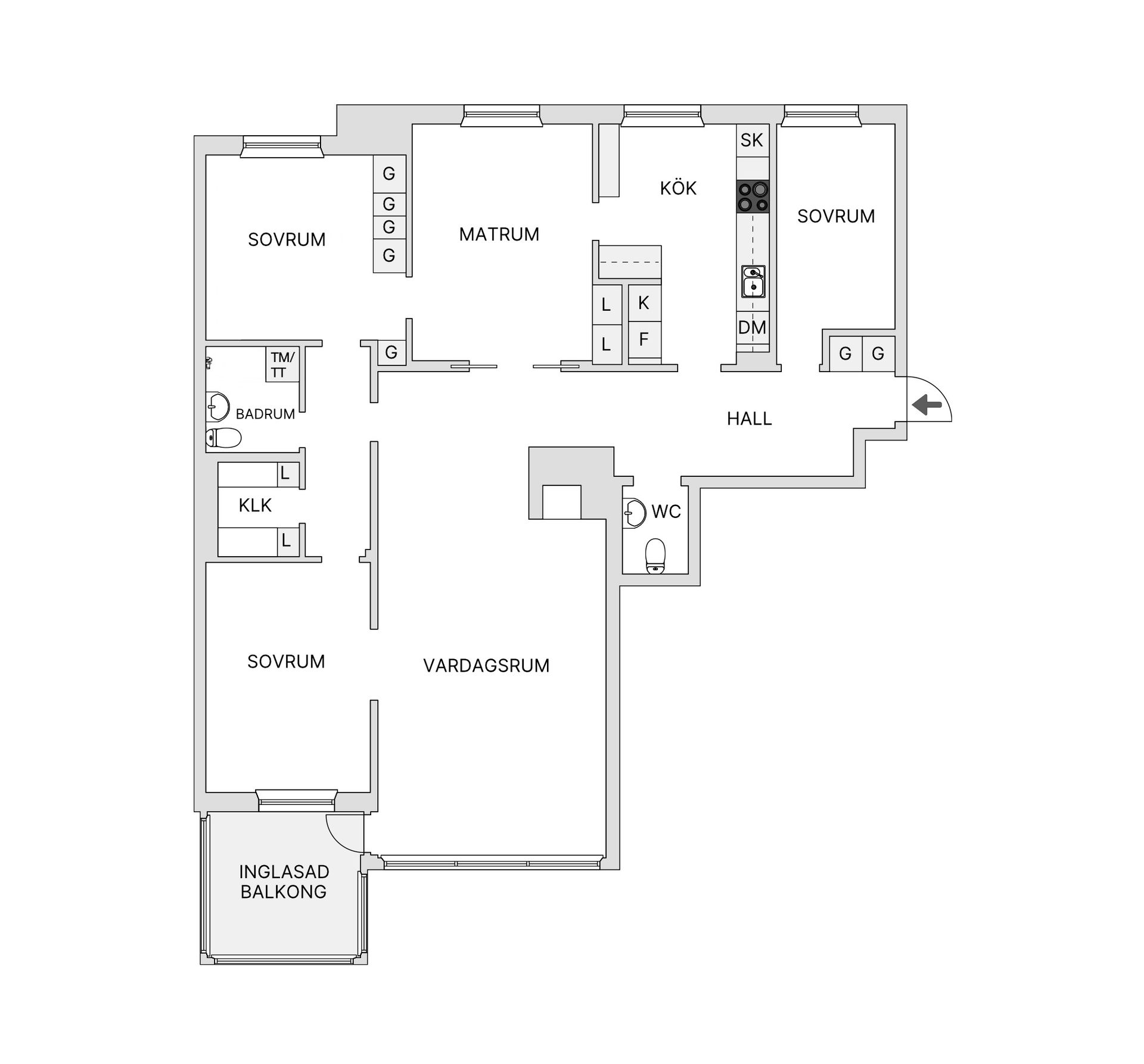 Bostadsrätt, Kyrkogårdsgatan 3, Göta, Borås