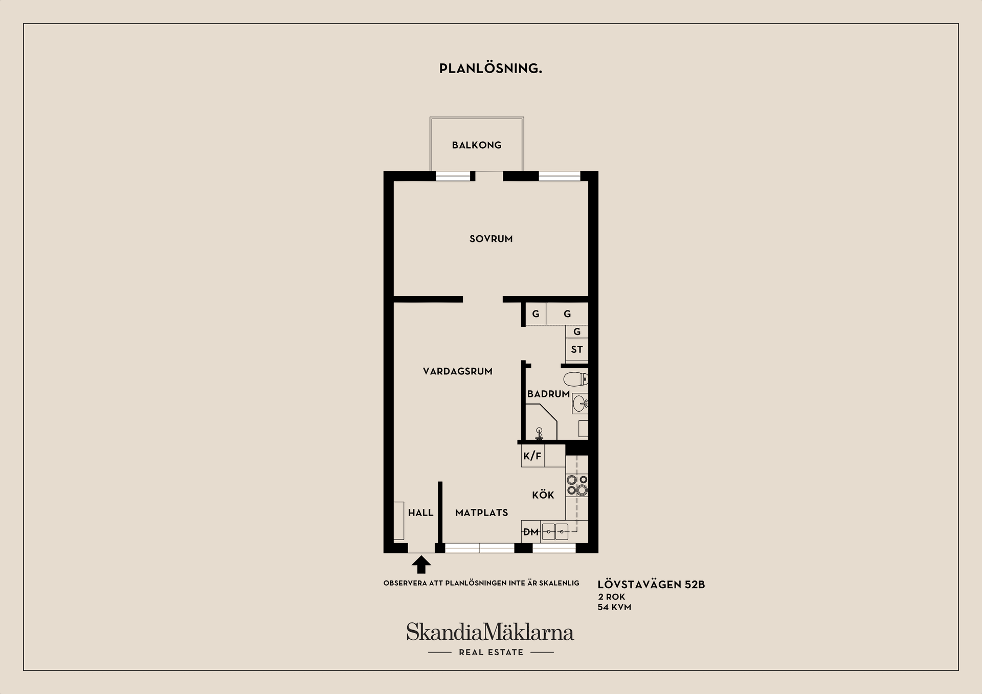 Bostadsrätt, Lövstavägen 52B, Upplands Väsby