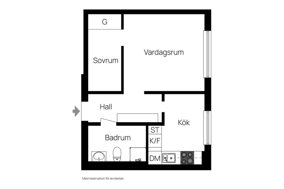 Bostadsrätt, Spångavägen 56, vån 2/2, Riksby, Stockholm