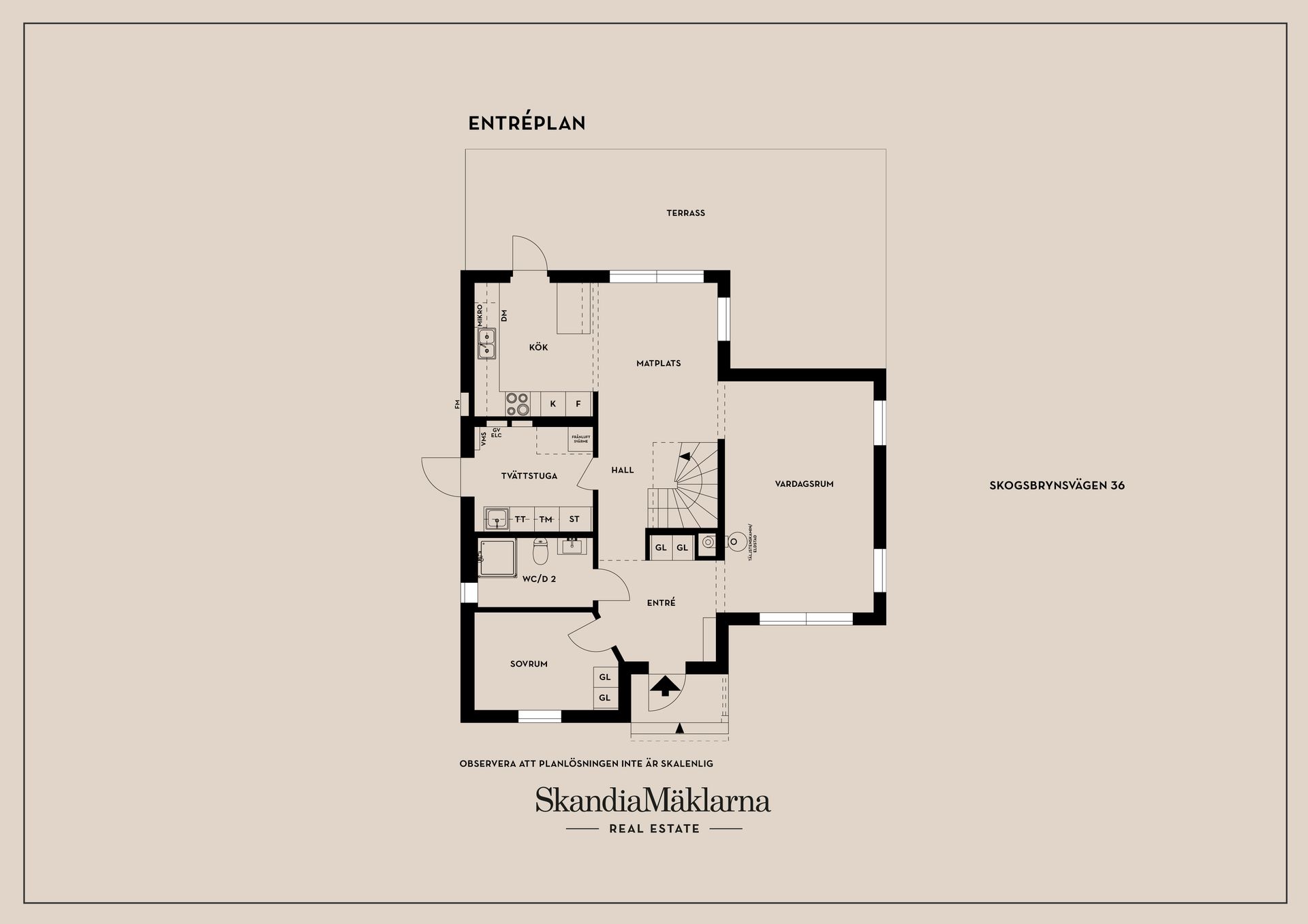 Villa, Skogsbrynsvägen 36, Edsgatan, Karlstad