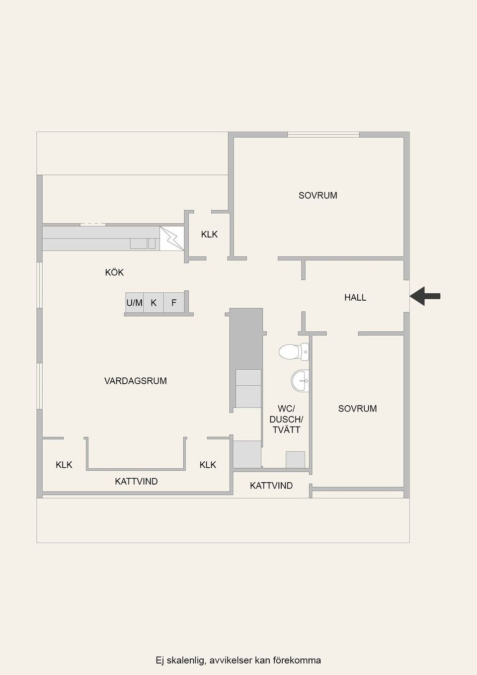 Bostadsrätt, Centralgatan 89E, Kullsta, Nynäshamn
