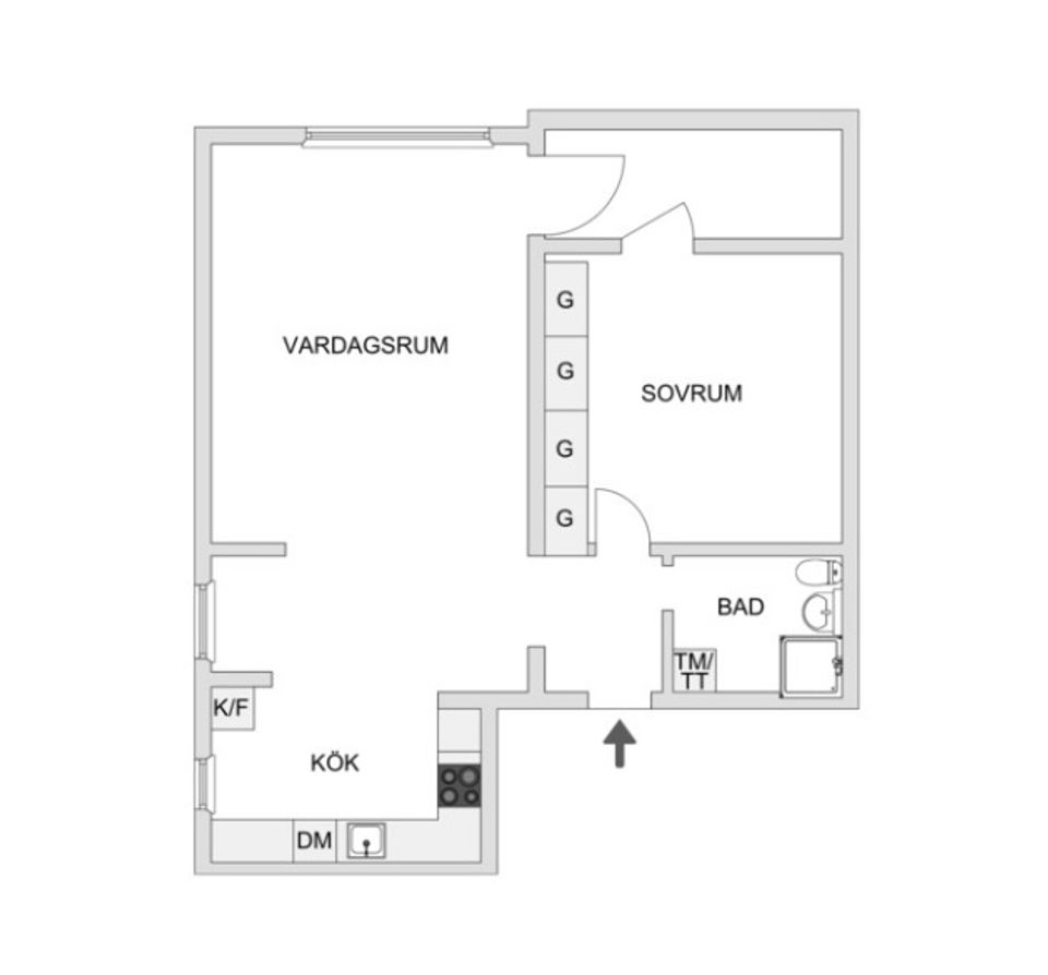 Bostadsrätt, Ångermanlandsgatan 14B, Centralt, Örnsköldsvik