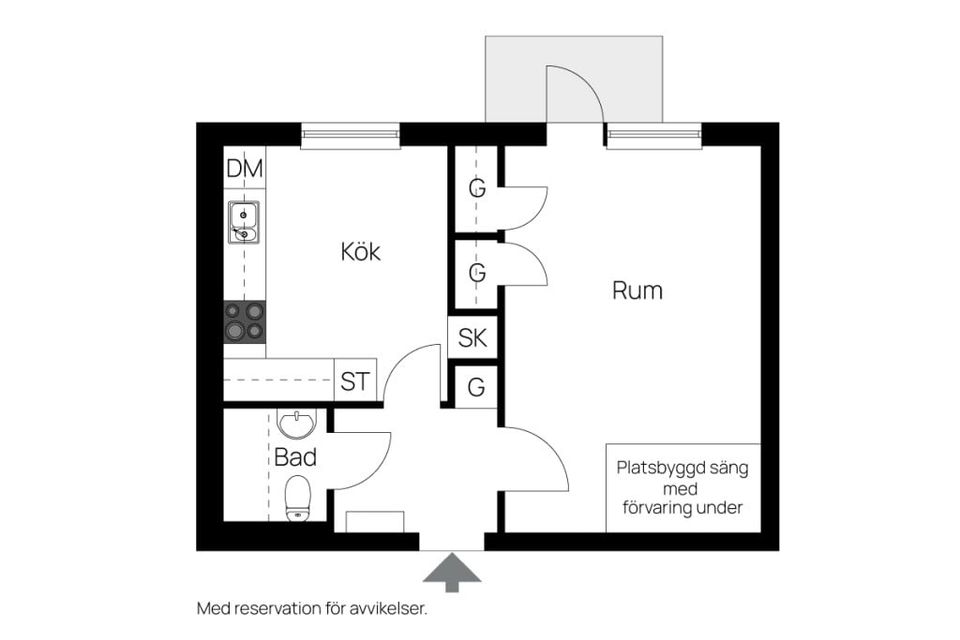 Bostadsrätt, Krokslätts Parkgata 53 B, Mölndal