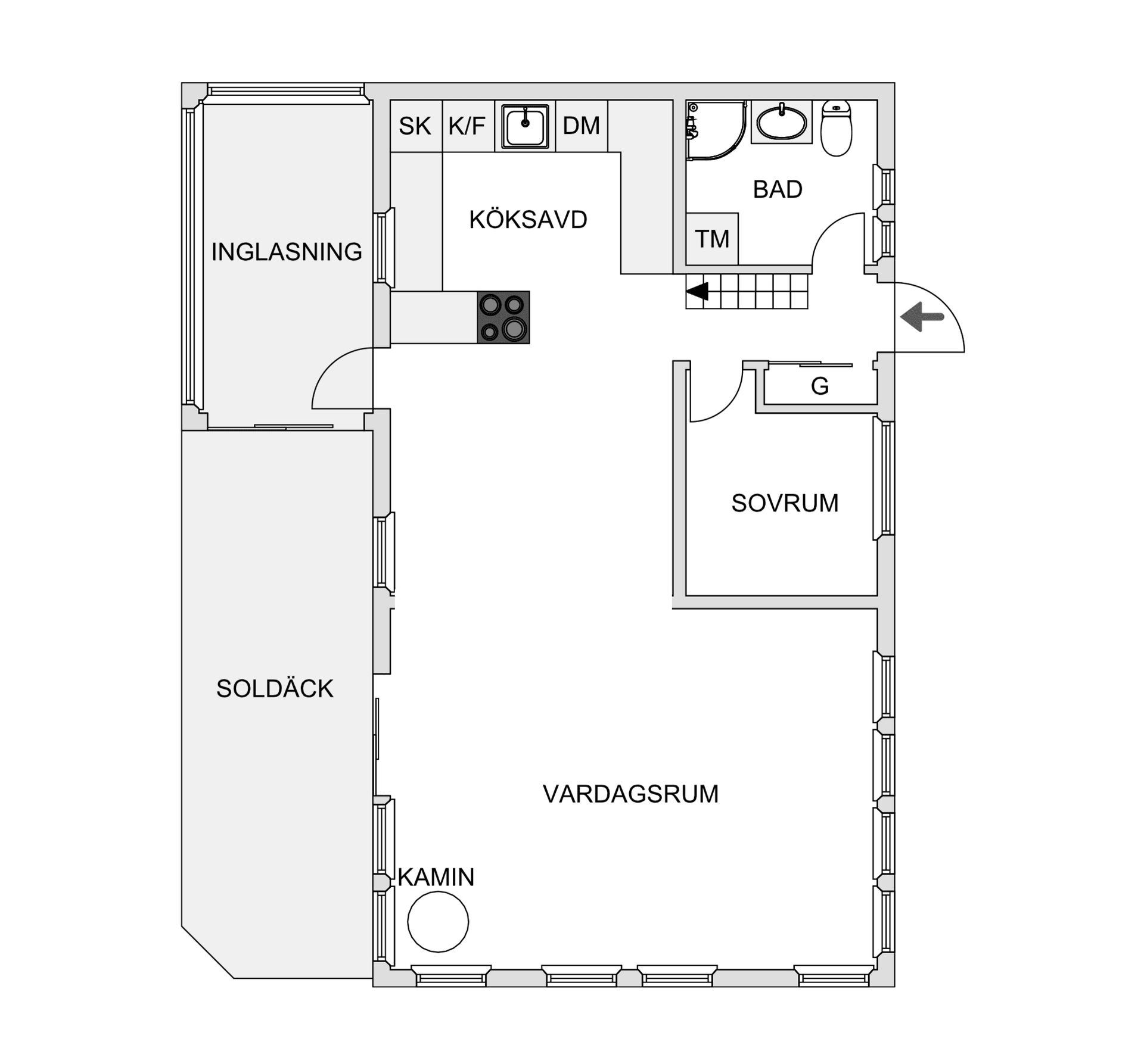 Villa, Norra Sillskatan 763, Norra Sillskatan, Skellefteå