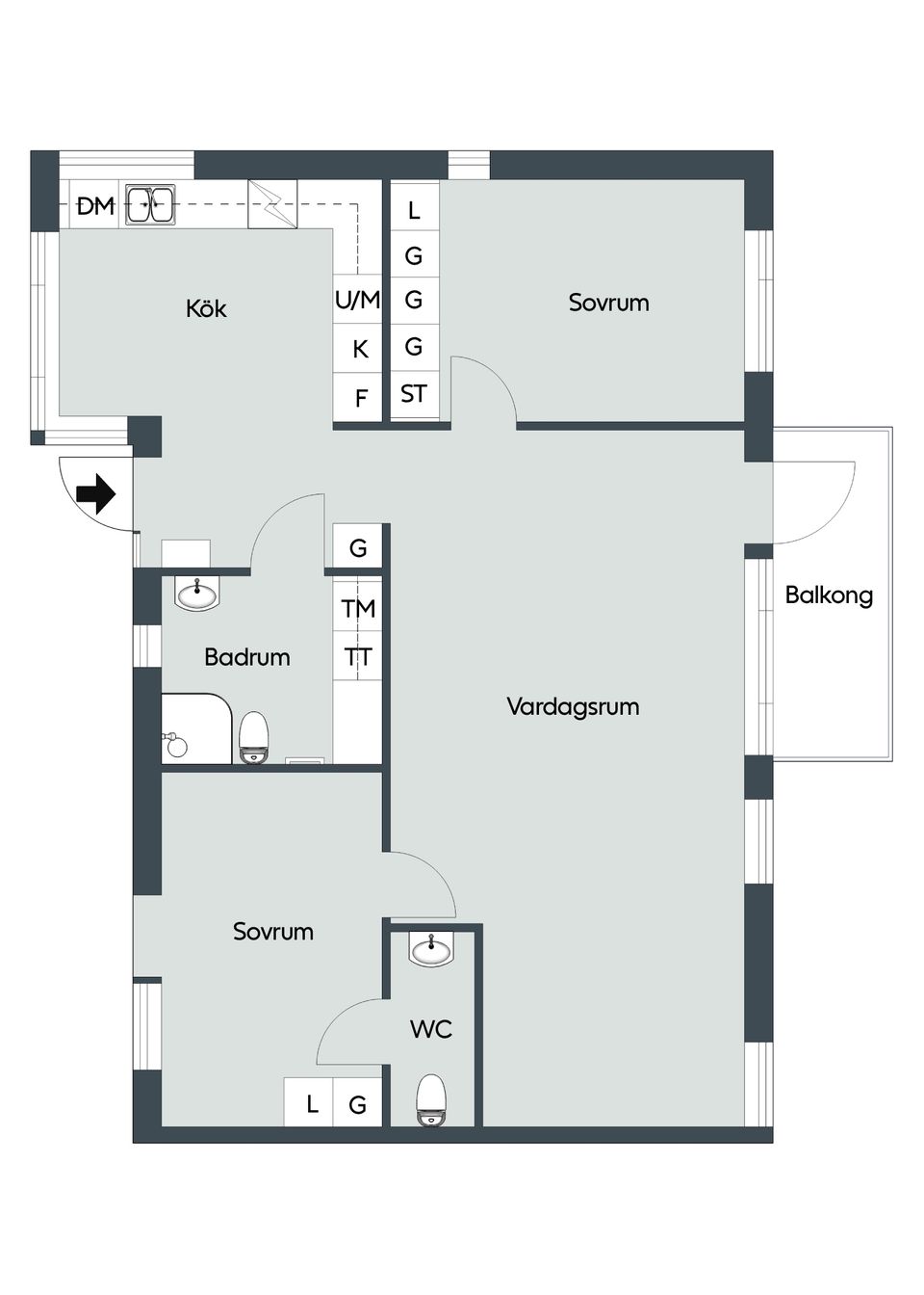 Bostadsrätt, Lungörtsvägen 9E, Åhus, Kristianstad