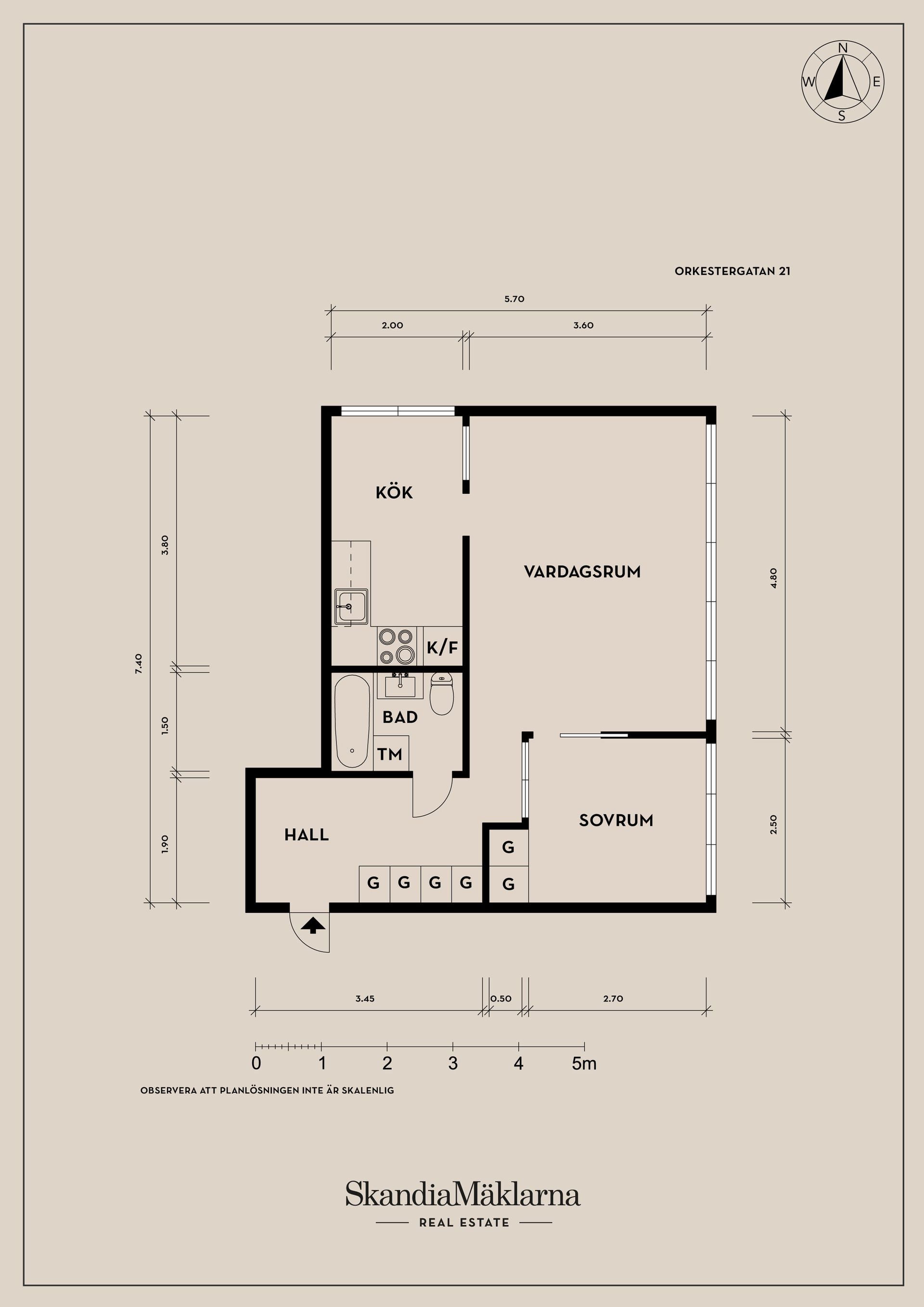 Bostadsrätt, Orkestergatan 21, Göteborg