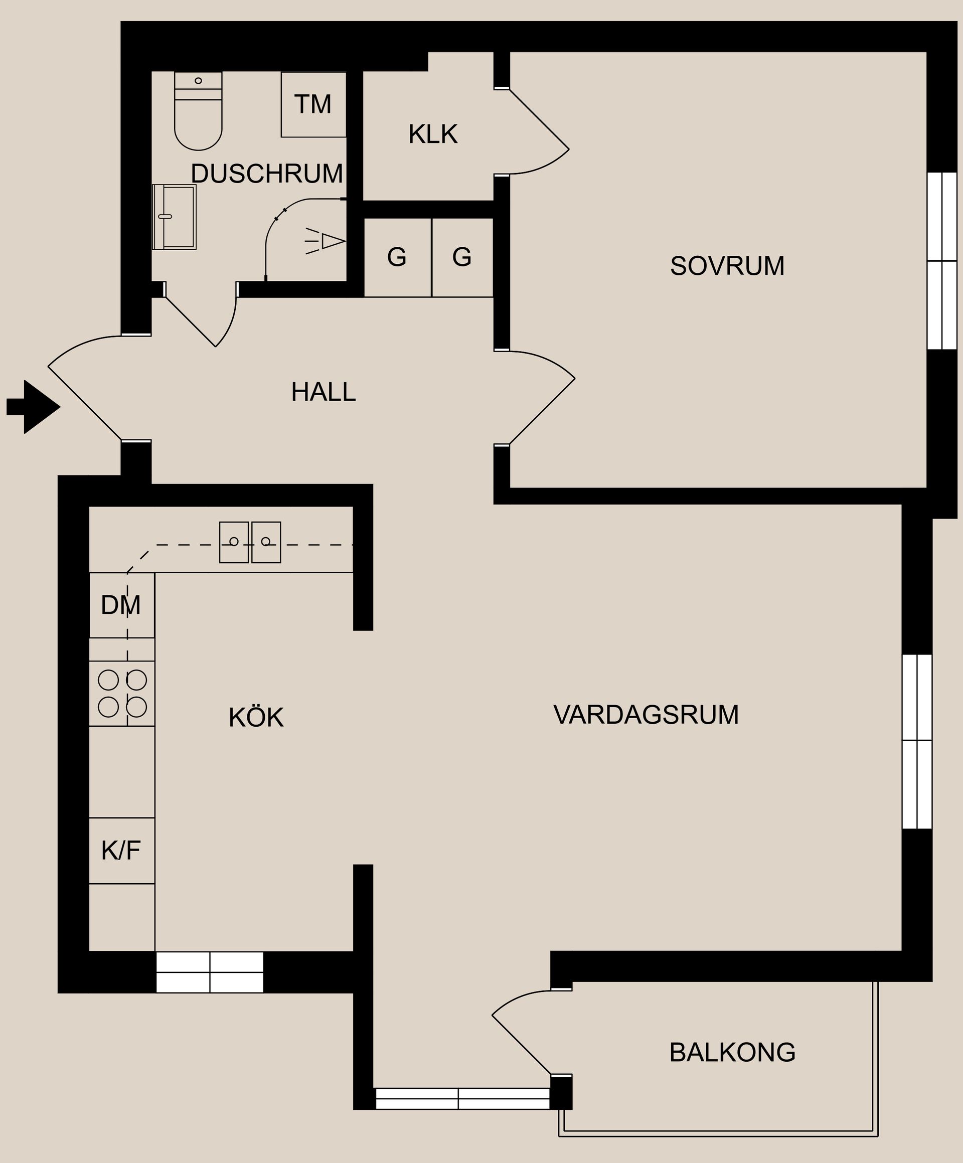 Bostadsrätt, Nanolfsvägen 16C, Finspång
