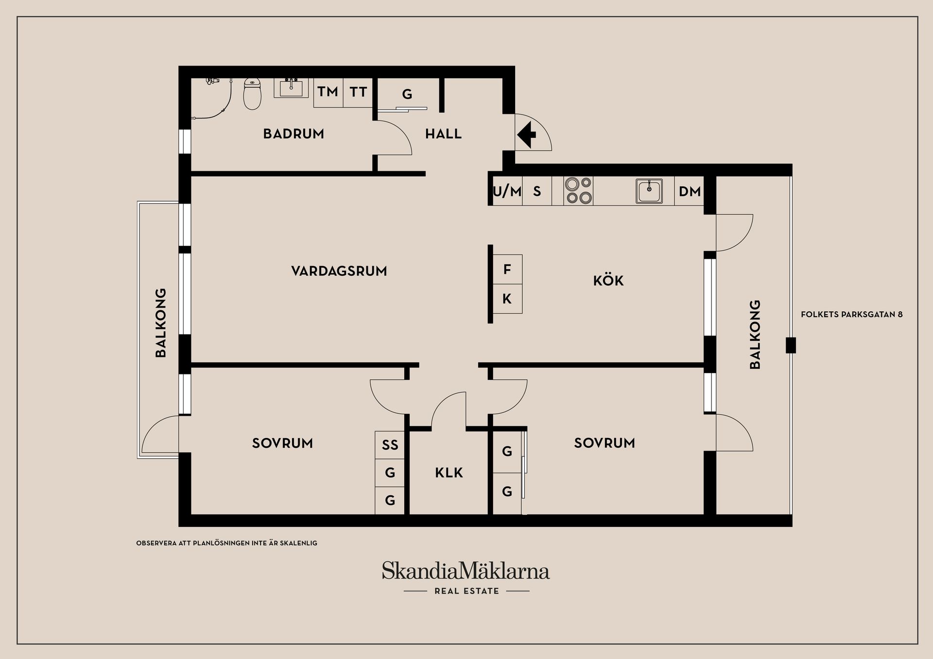 Bostadsrätt, Folkets Parksgatan 8, Linköping