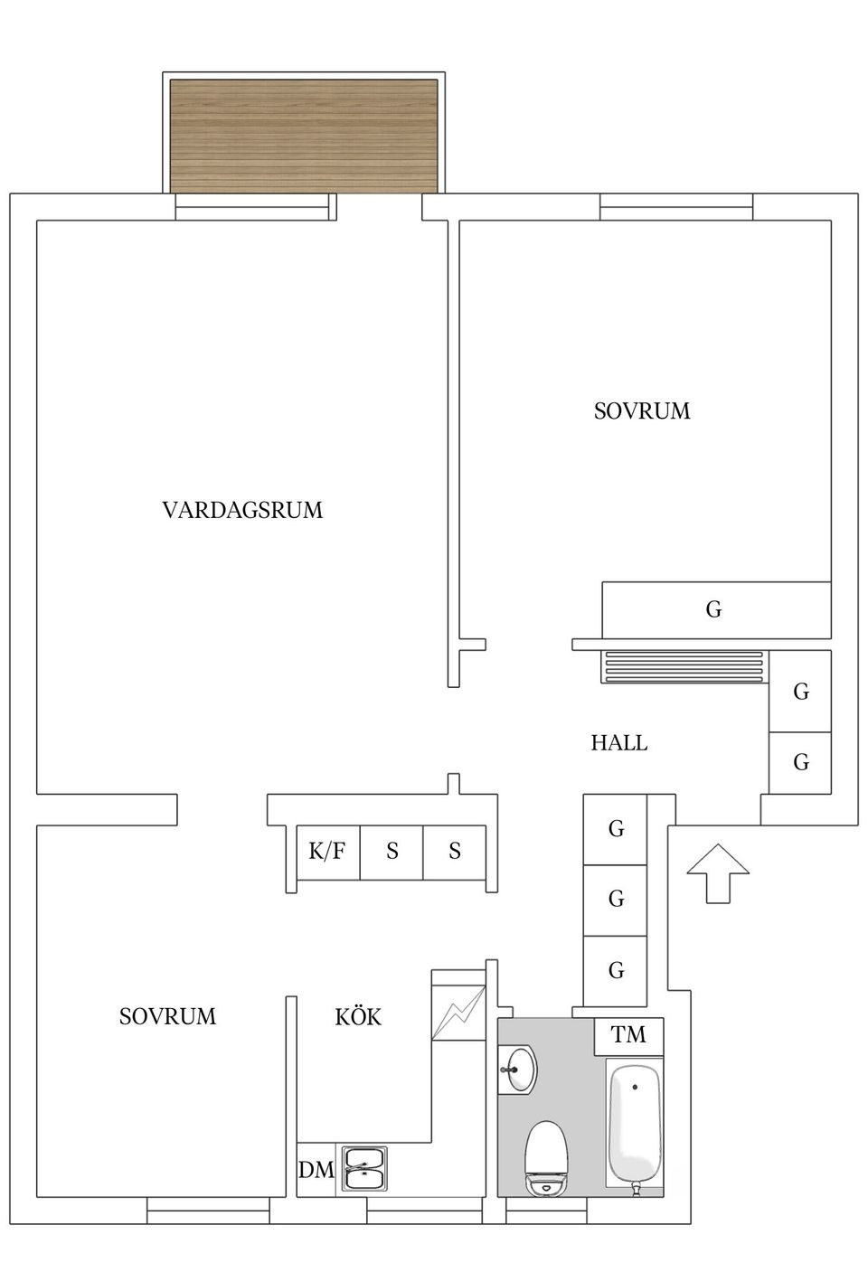 Bostadsrätt, Ystadsvägen 61, 3 tr, Björkhagen, Stockholm