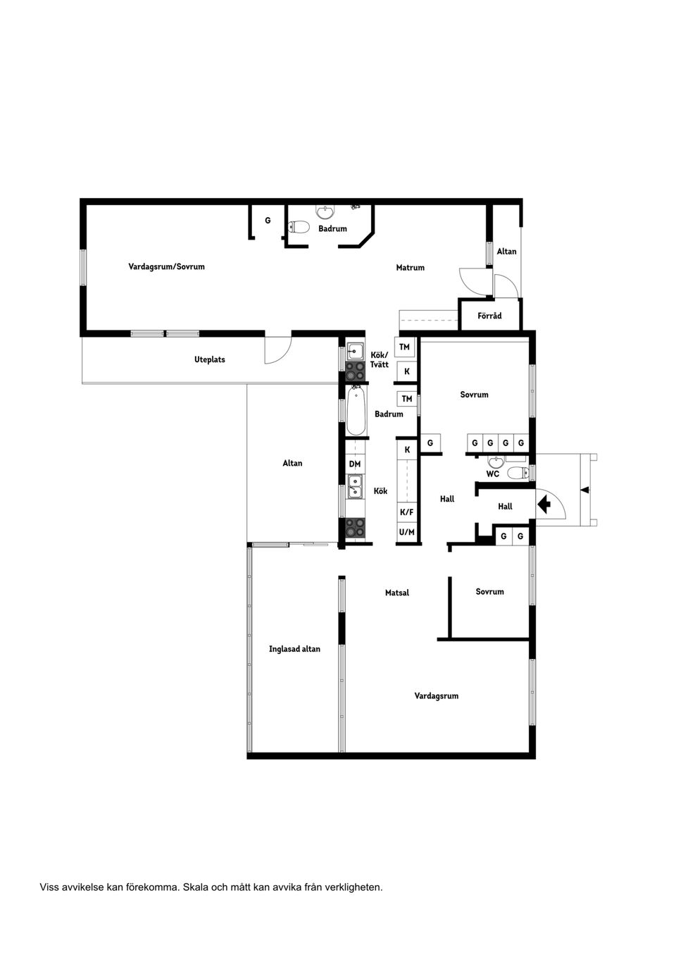 Villa, Radhus, Krondikesvägen 37, Tegelplan, Östersund