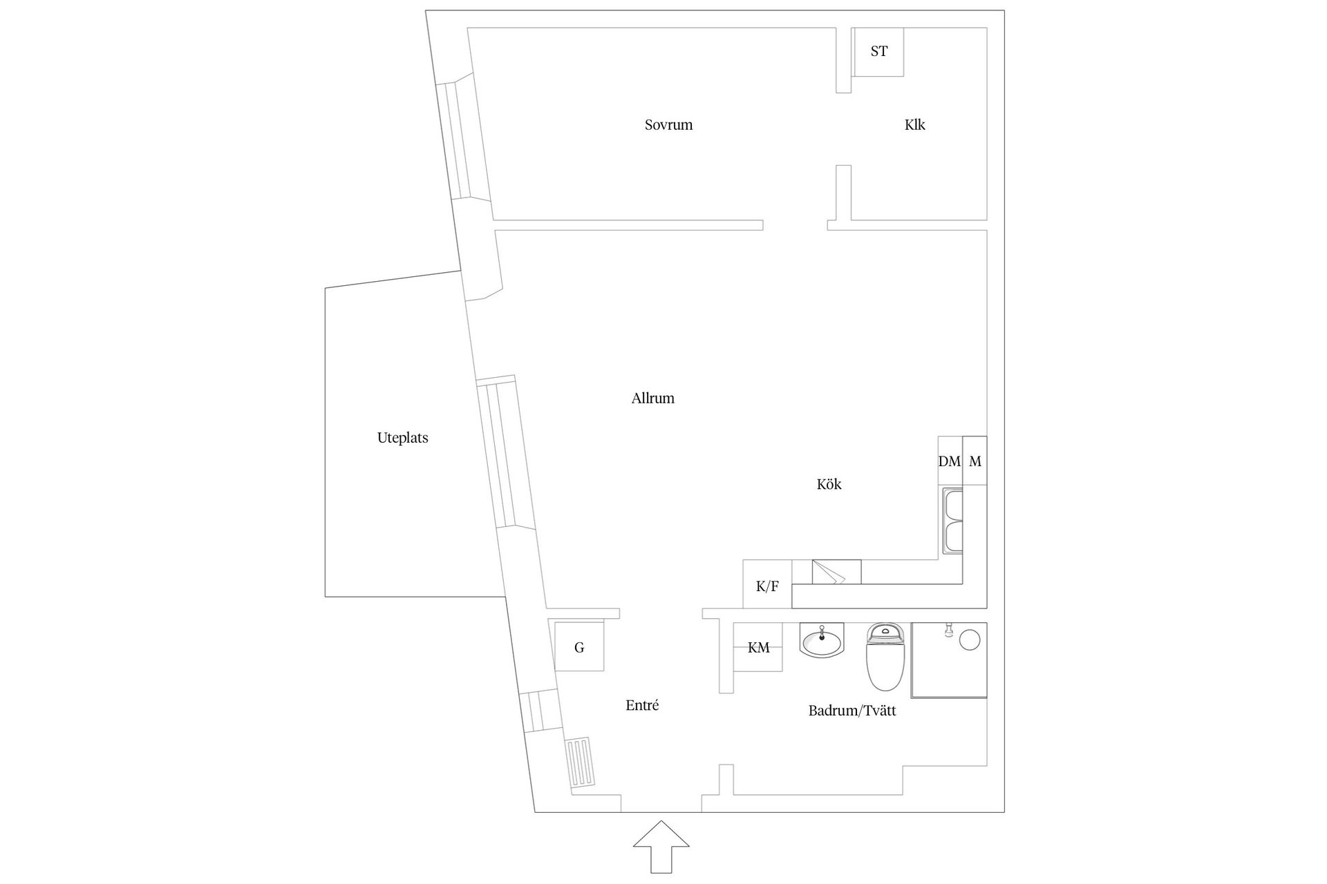 Bostadsrätt, Götagatan 12A, Centrum, Varberg