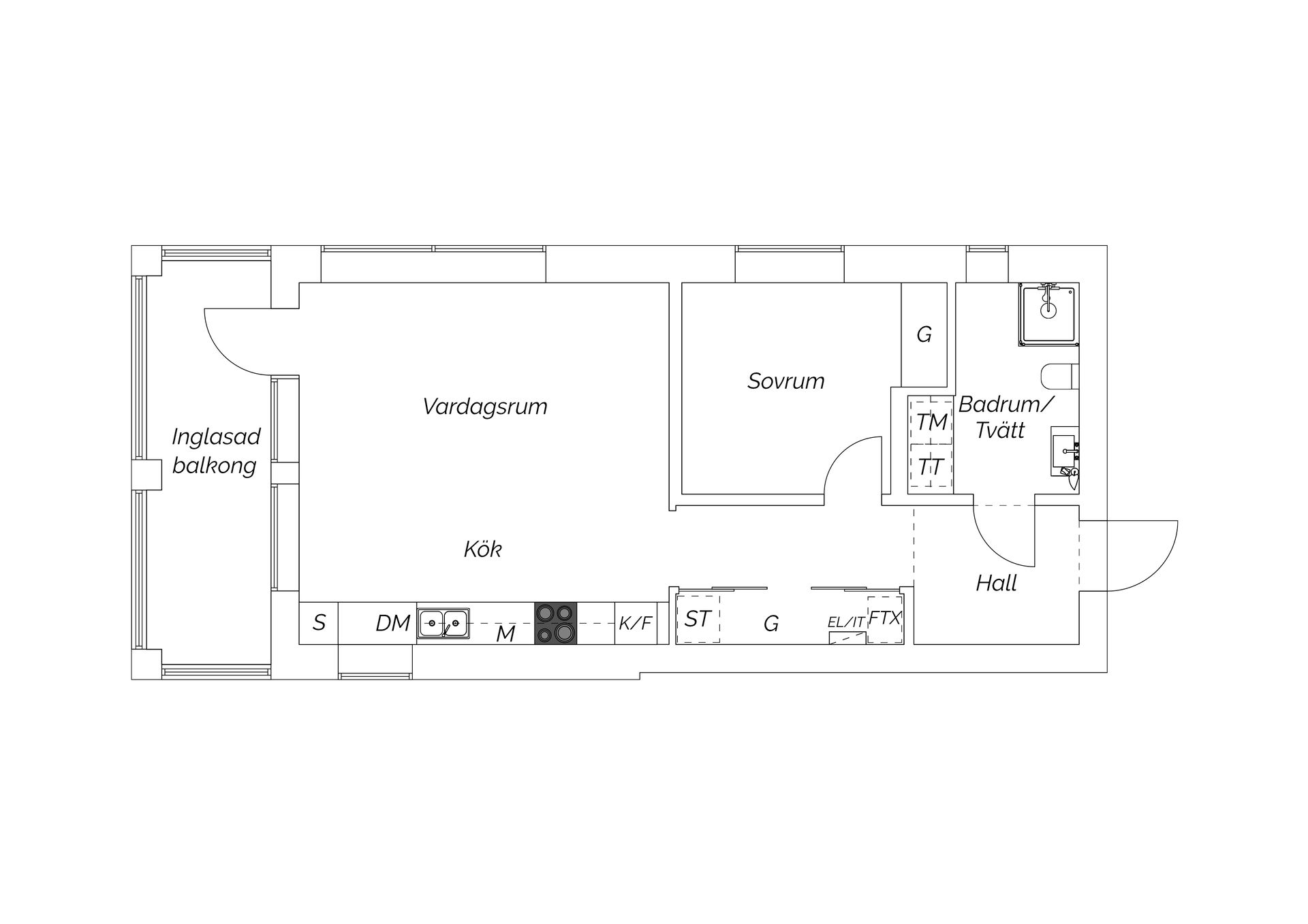 Bostadsrätt, Ribstonvägen 4B, Göingegården, Varberg