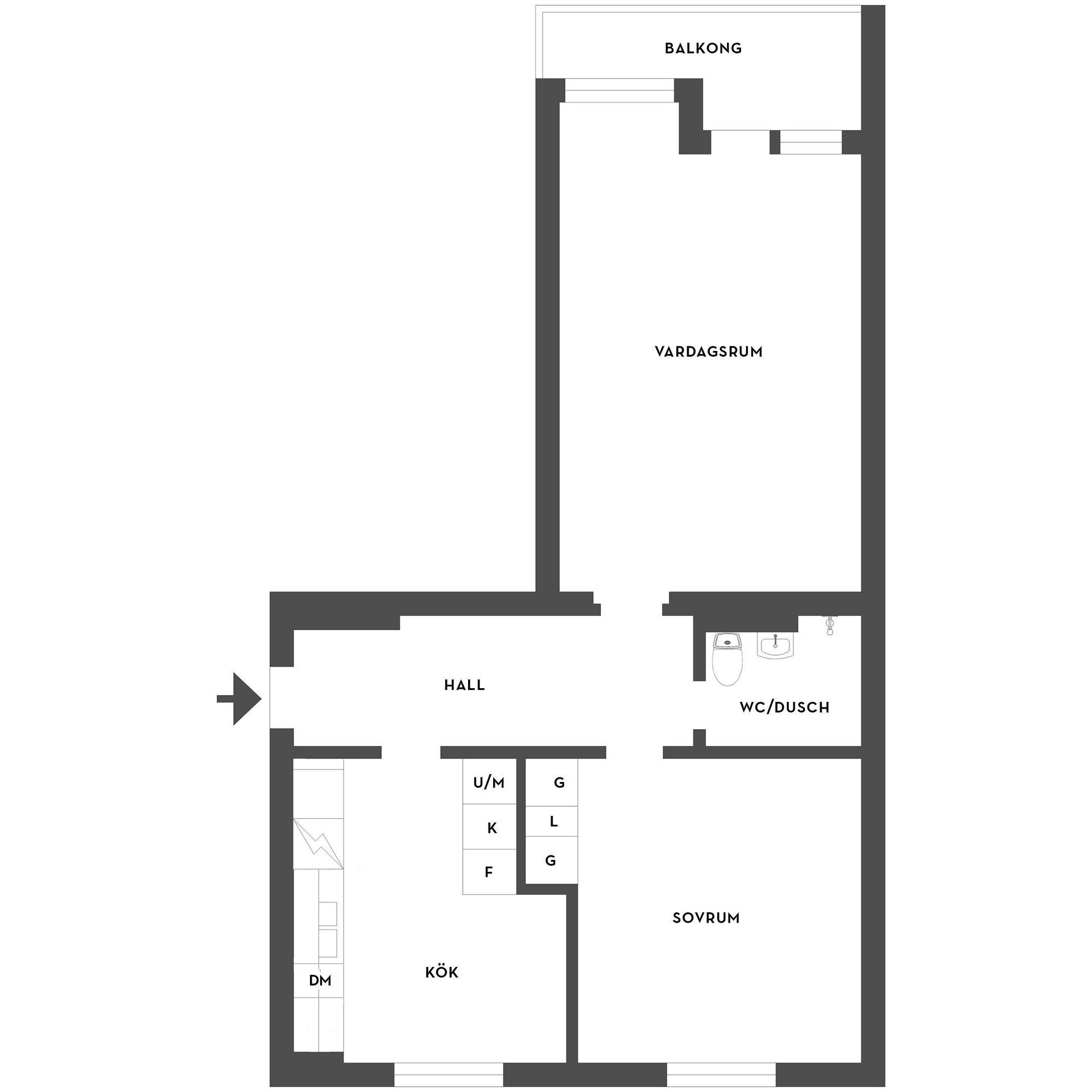Bostadsrätt, Fjällgatan 48A, Tullen, Borås