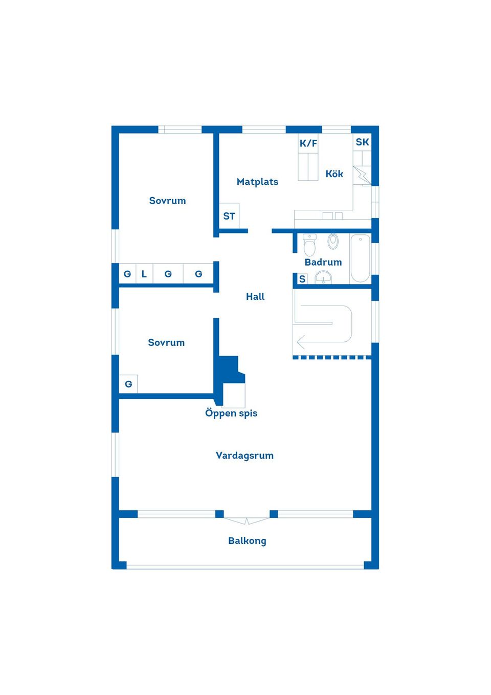 Villa, Skogsstigen 9, Dalgången, Karlshamn