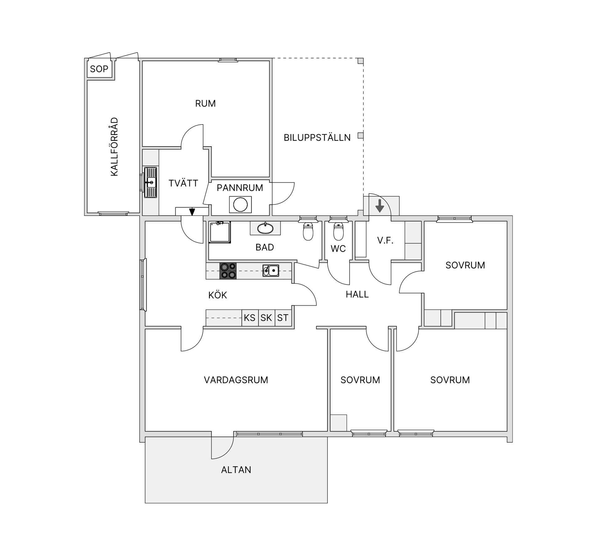 Villa, Axel Ångbagares gata 26, Lagavallen, Ljungby