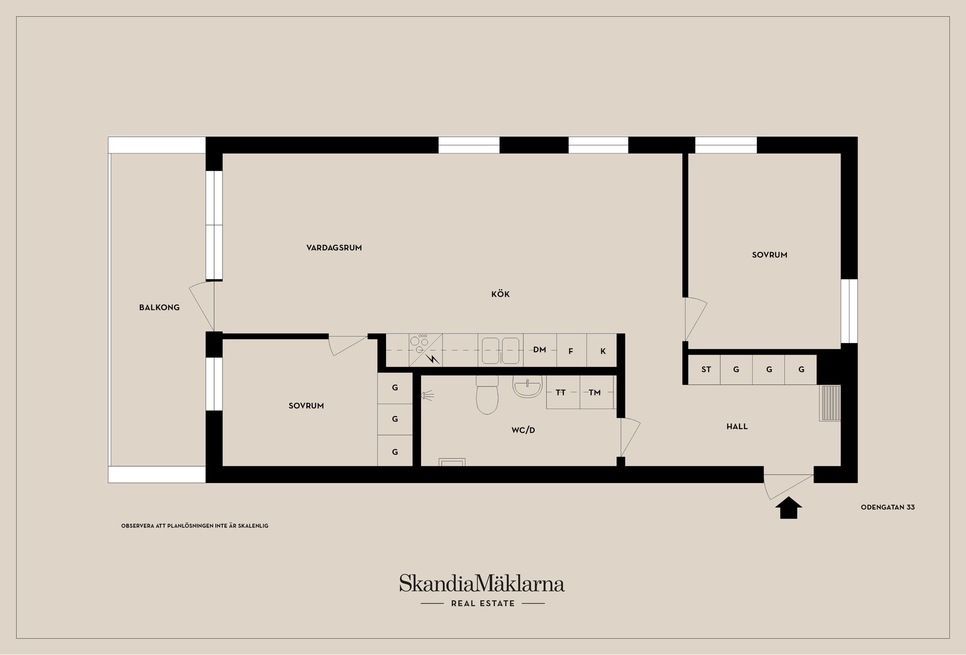 Bostadsrätt, Odengatan 33, Öster - City, Jönköping