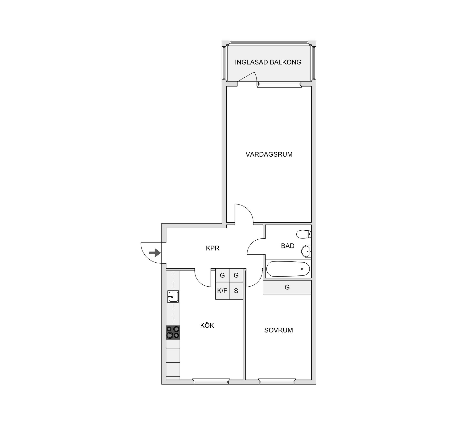 Bostadsrätt, Västra Skrävlingevägen 197, Gula Höja, Malmö