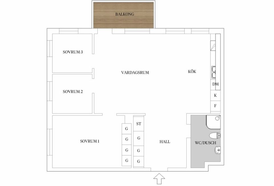 Bostadsrätt, Mjölnergatan 14, Valsta, Sigtuna