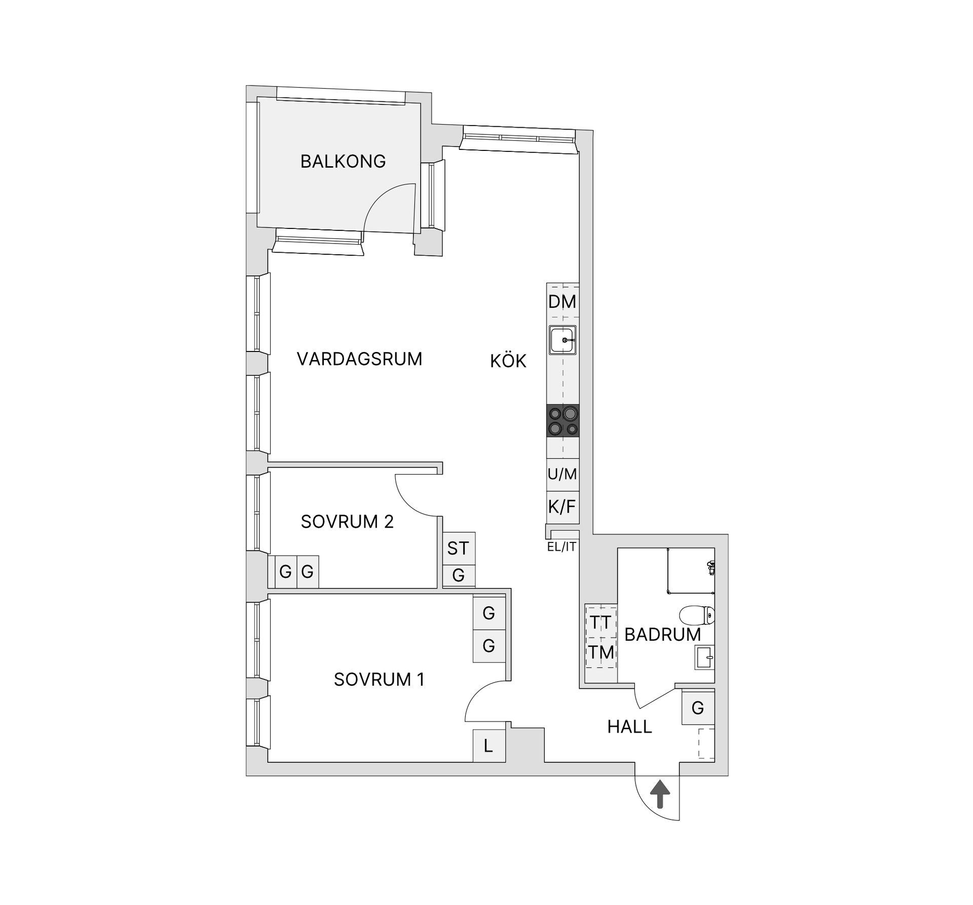 Bostadsrätt, Dalagatan 108, Vasastan Hagastaden, Stockholm