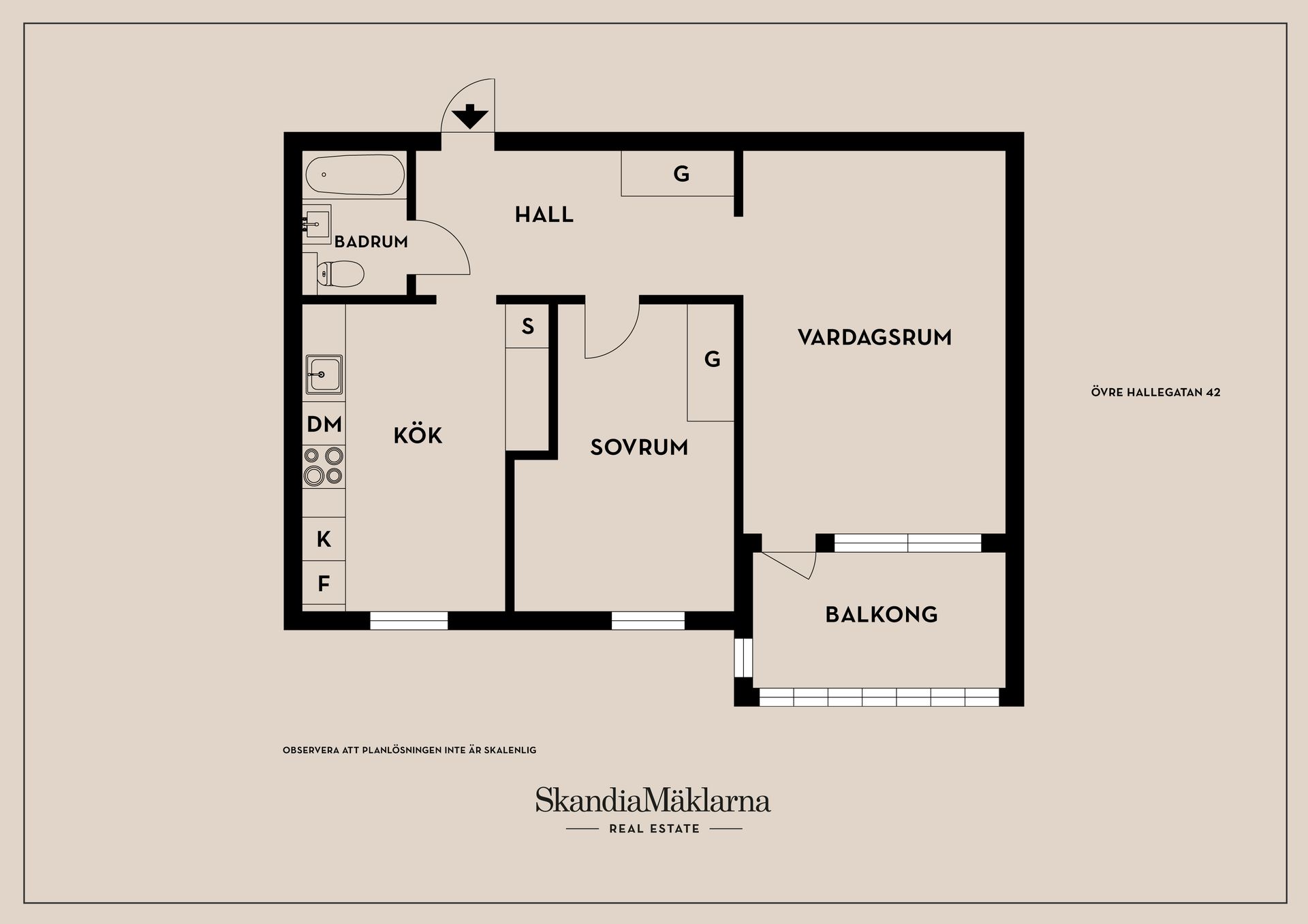 Bostadsrätt, Övre Hallegatan 42, Centrala Hisingen - Kvillebäcken, Göteborg