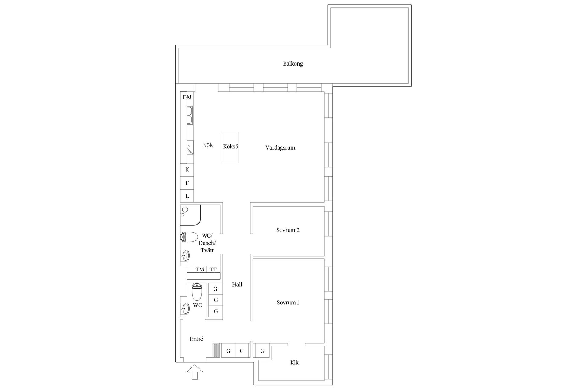 Bostadsrätt, Clemensagervägen 3D, Falsterbo, Vellinge