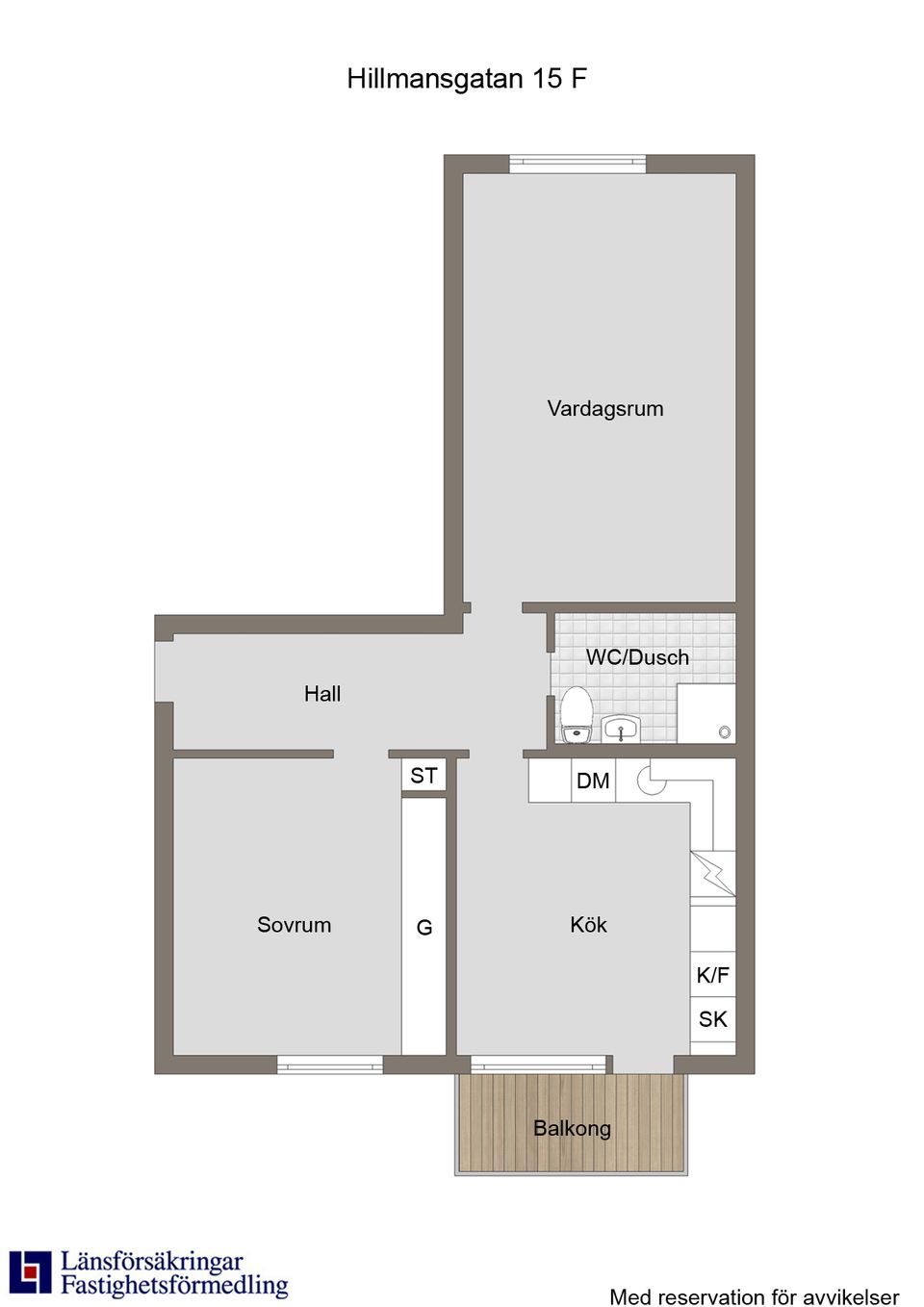 Bostadsrätt, Hillmansgatan 15C, Brynäs, Gävle