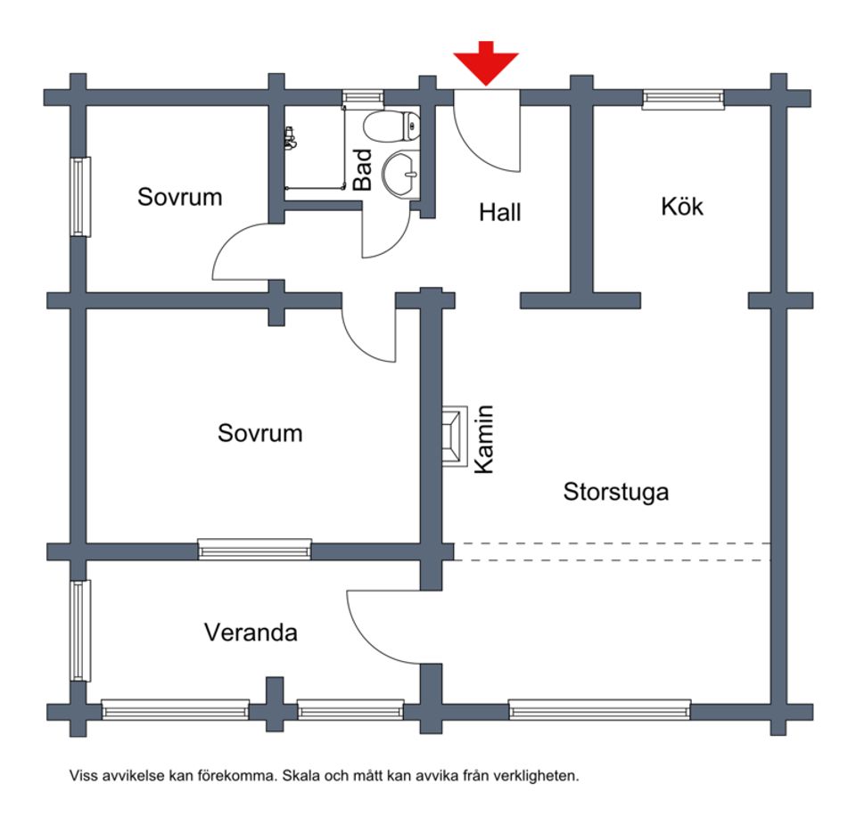 Fritidshus, Hovärken H 24, Härjedalen