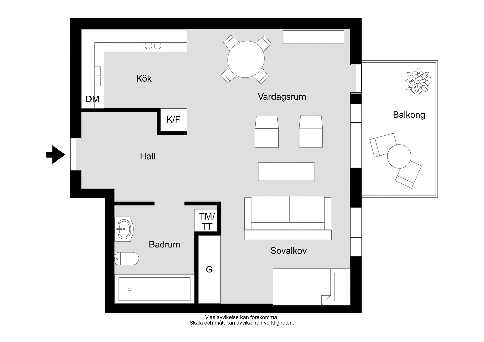 Bostadsrätt, Siktargatan 10, Kungsängen / Industristaden, Uppsala