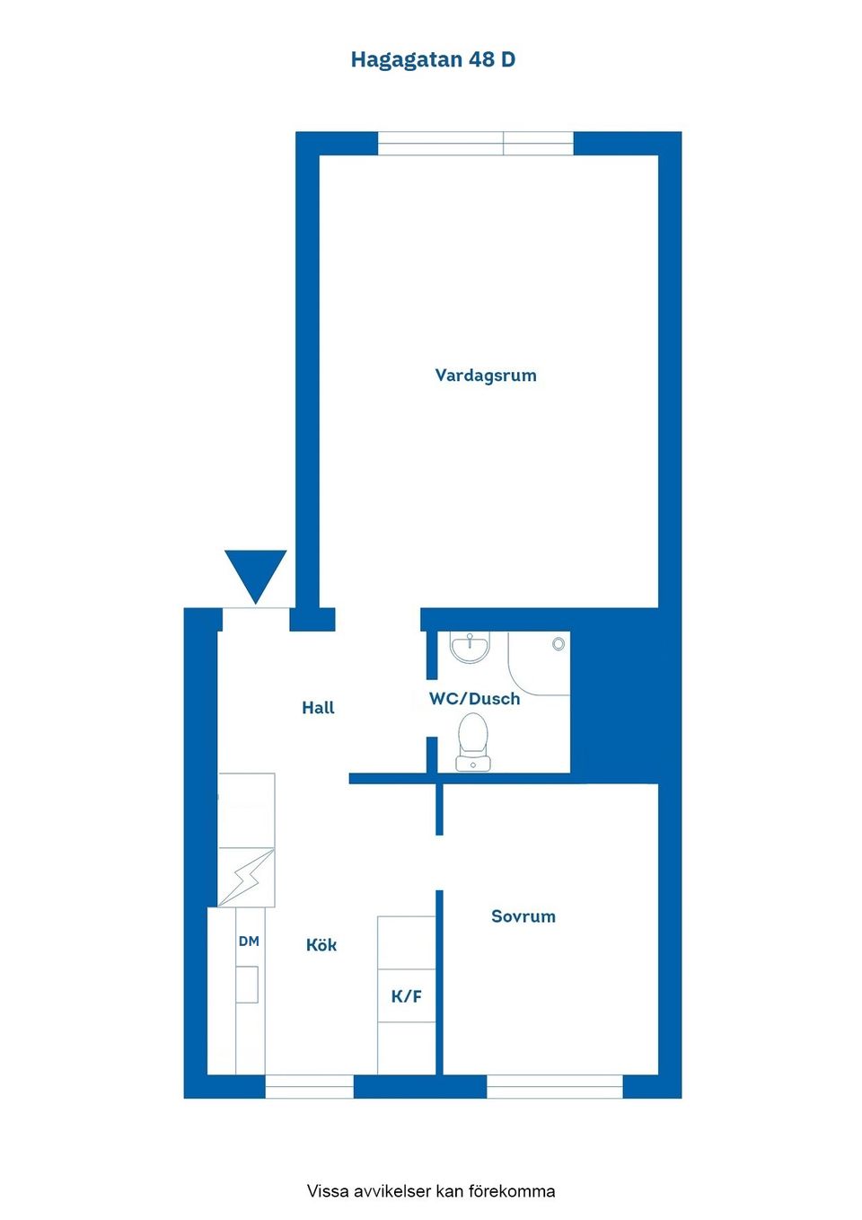 Bostadsrätt, Hagagatan 48 D, Haga, Norrköping