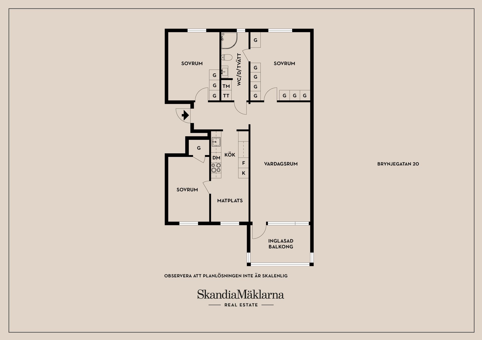 Bostadsrätt, Brynjegatan 20, Komarken, Kungälv