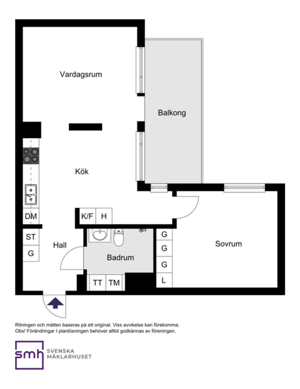 Bostadsrätt, Dartanjangs gata 68, 5 tr., Bromma / Annedal, Stockholm