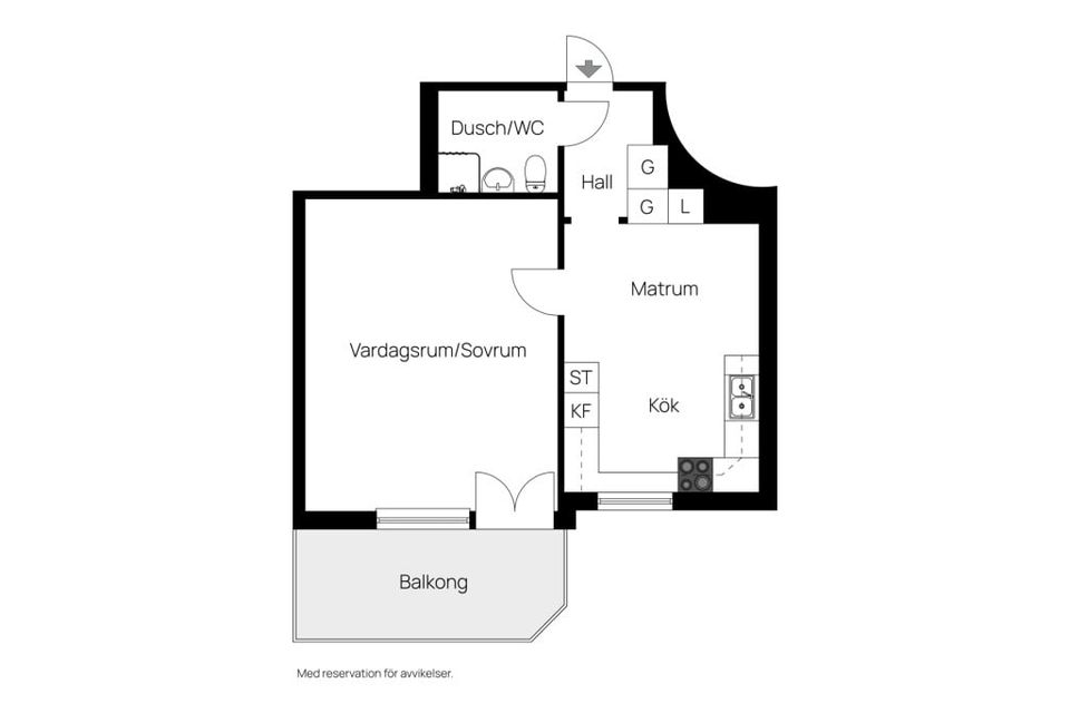Bostadsrätt, Centralvägen 64B, Lgh 1101, Frövi, Lindesberg