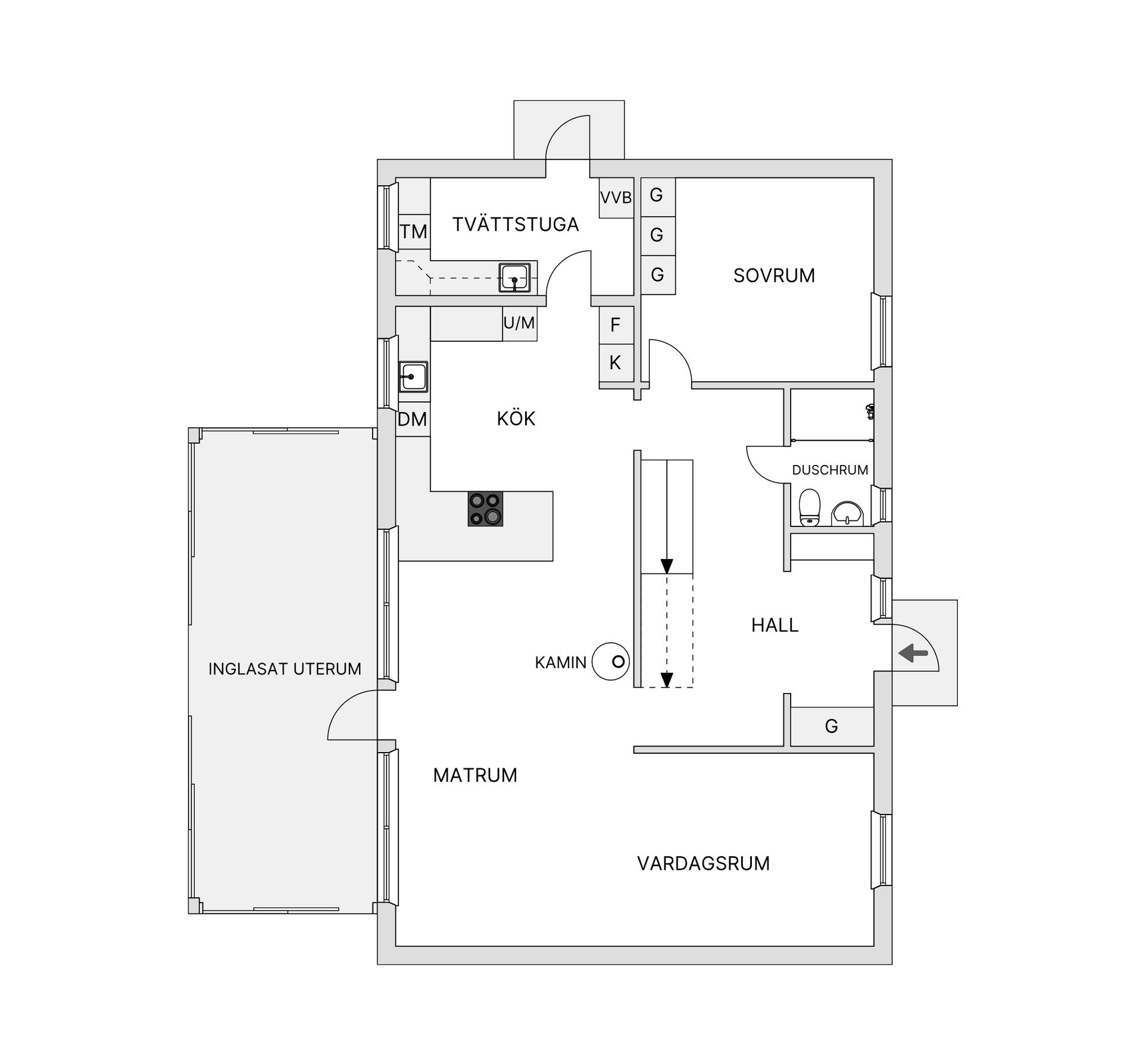 Villa, Fiskevägen 11, Skyrup, Hässleholm