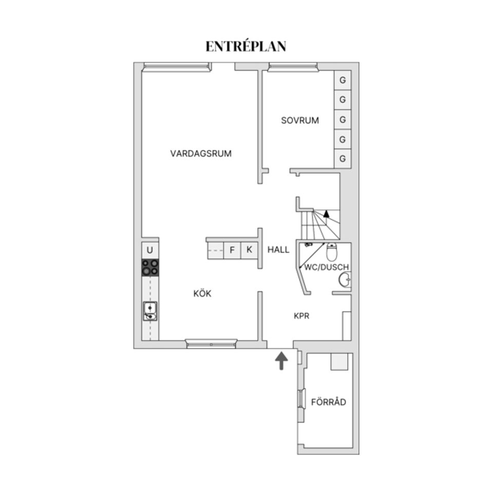 Villa, Radhus, Långhusallén 19D, Brogård, Halmstad