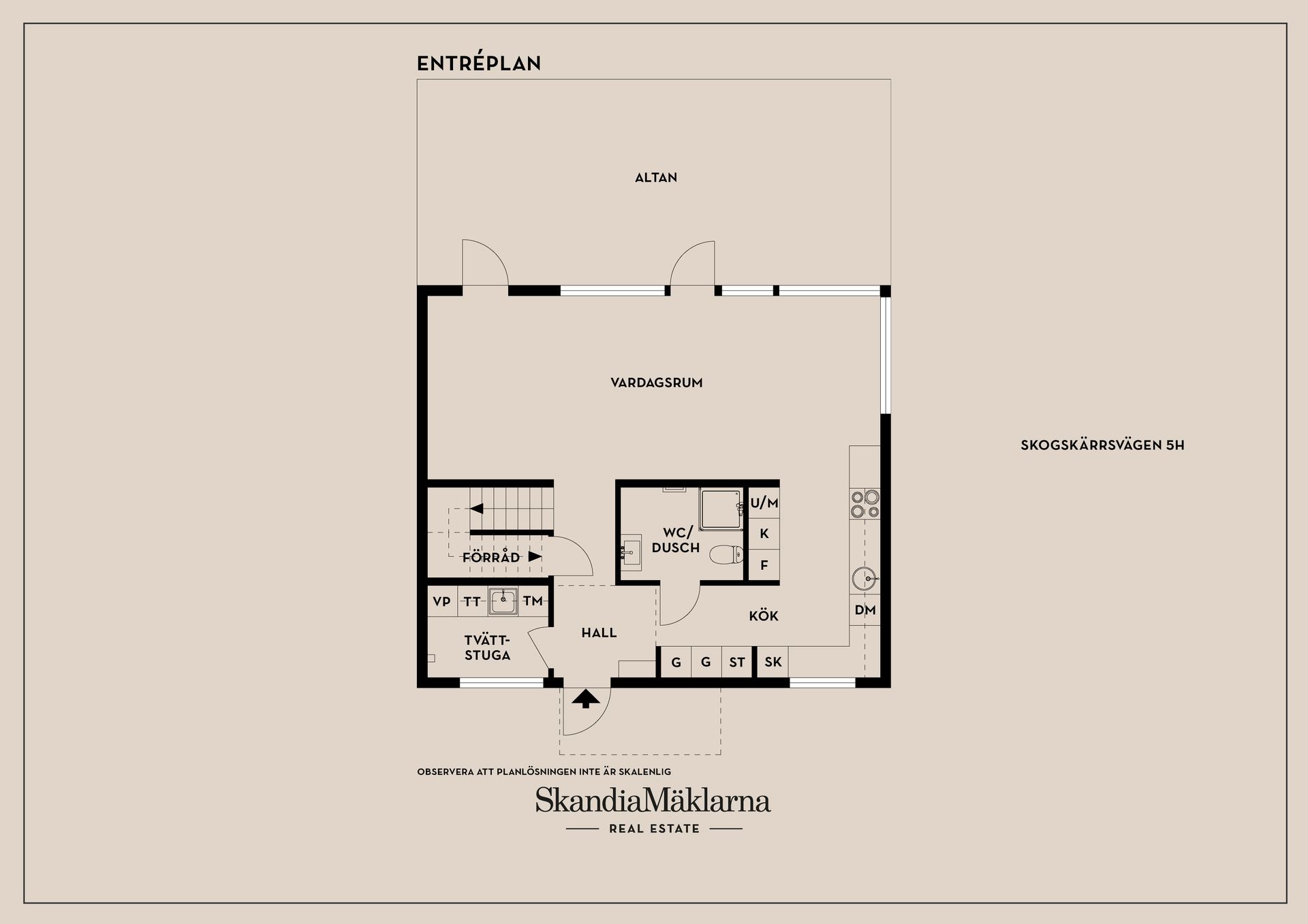 Radhus, Skogskärrsvägen 5H, Högmora, Huddinge