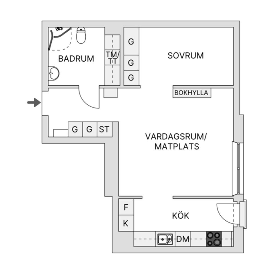Bostadsrätt, Tellusgatan 32, Kungsängen, Jönköping