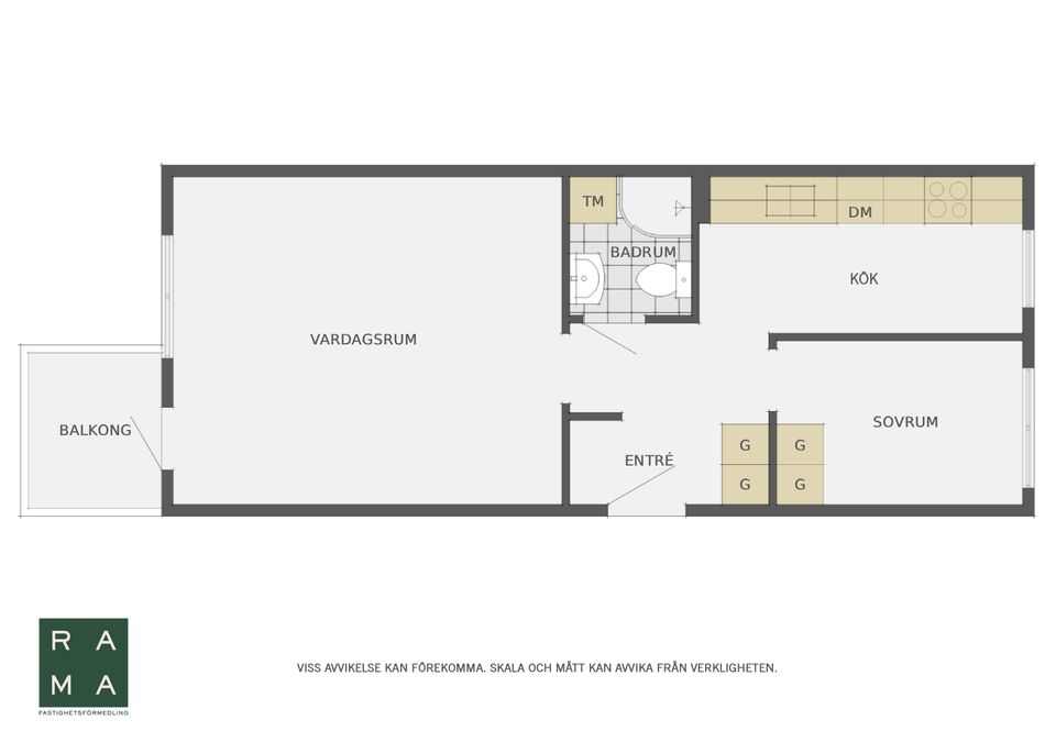 Bostadsrätt, Skogsvägen 1A, Kristianstad