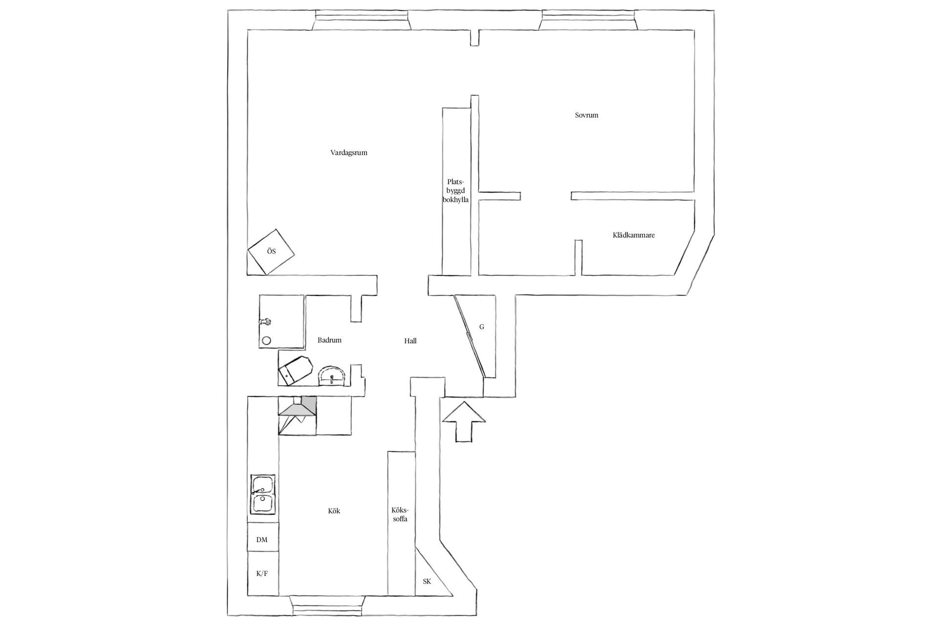 Bostadsrätt, Uddevallagatan 37A, Bagaregården, Göteborg