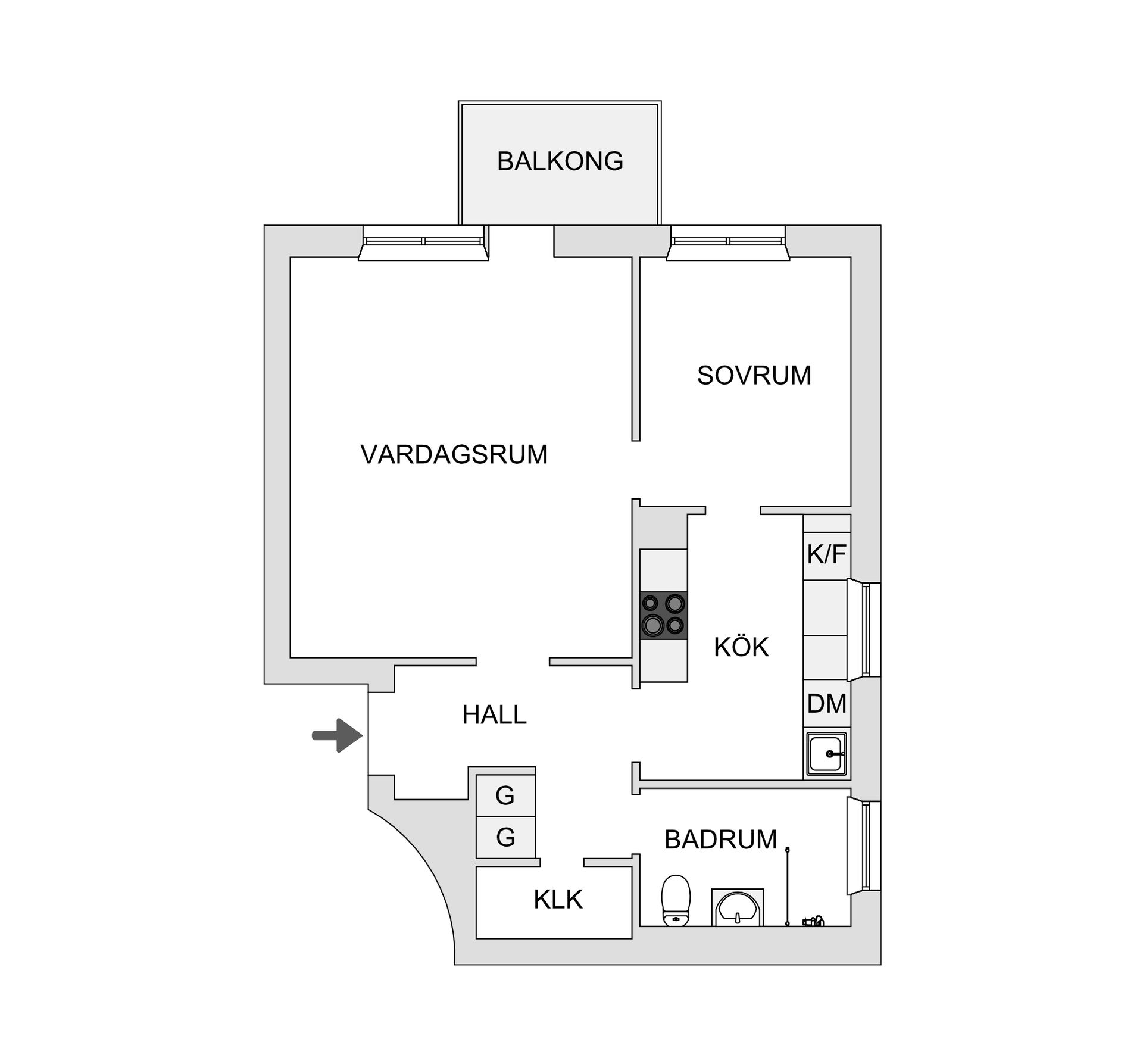 Bostadsrätt, Midsommarvägen 23, Midsommarkransen, Stockholm