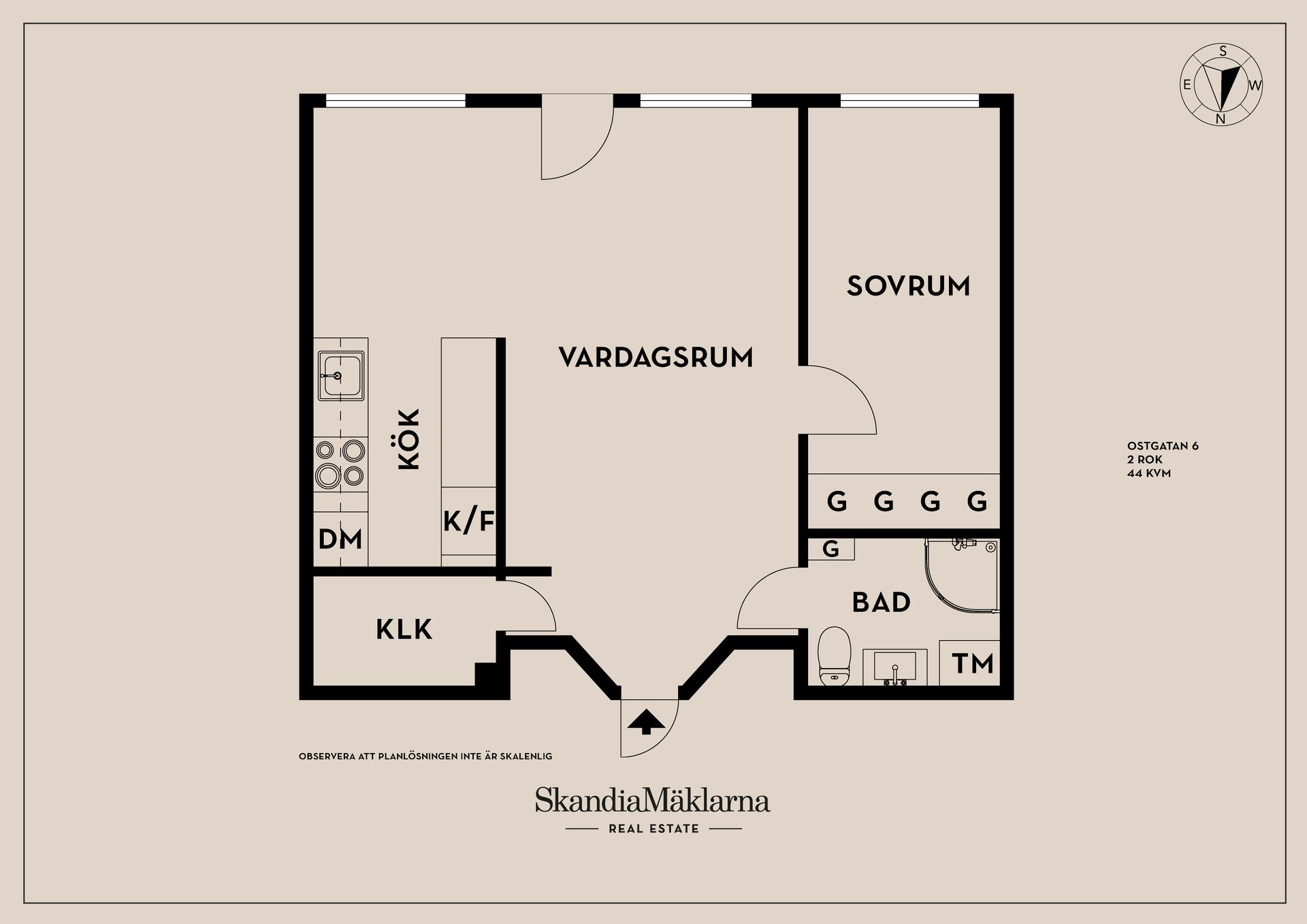 Bostadsrätt, Ostgatan 6, Kallebäck, Göteborg