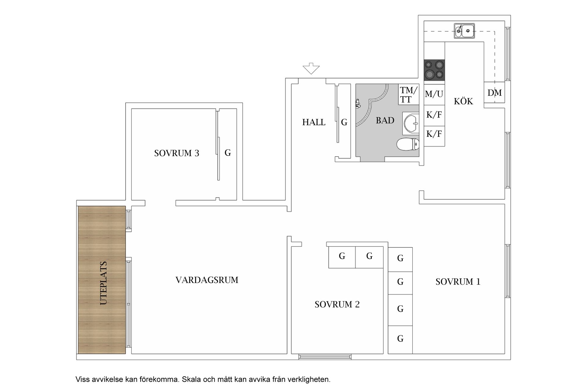 Bostadsrätt, Sagovägen 7, Kallhäll, Järfälla