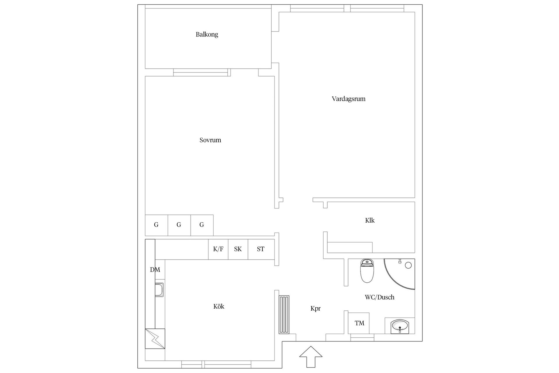 Bostadsrätt, Sockengatan 6A, Rosengården, Helsingborg