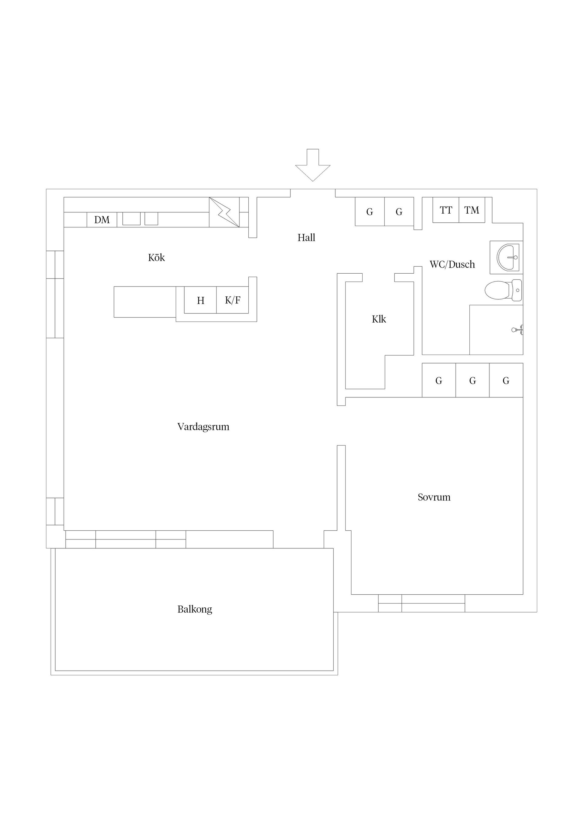 Bostadsrätt, Klockargatan 18, Luthagen, Uppsala