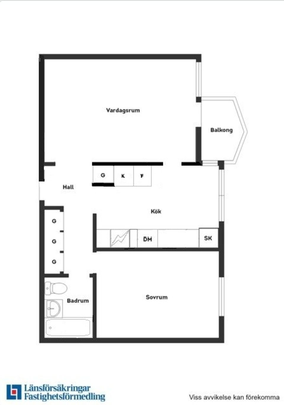 Bostadsrätt, Norra Torlandsgatan 15 C, Tegelplan, Östersund