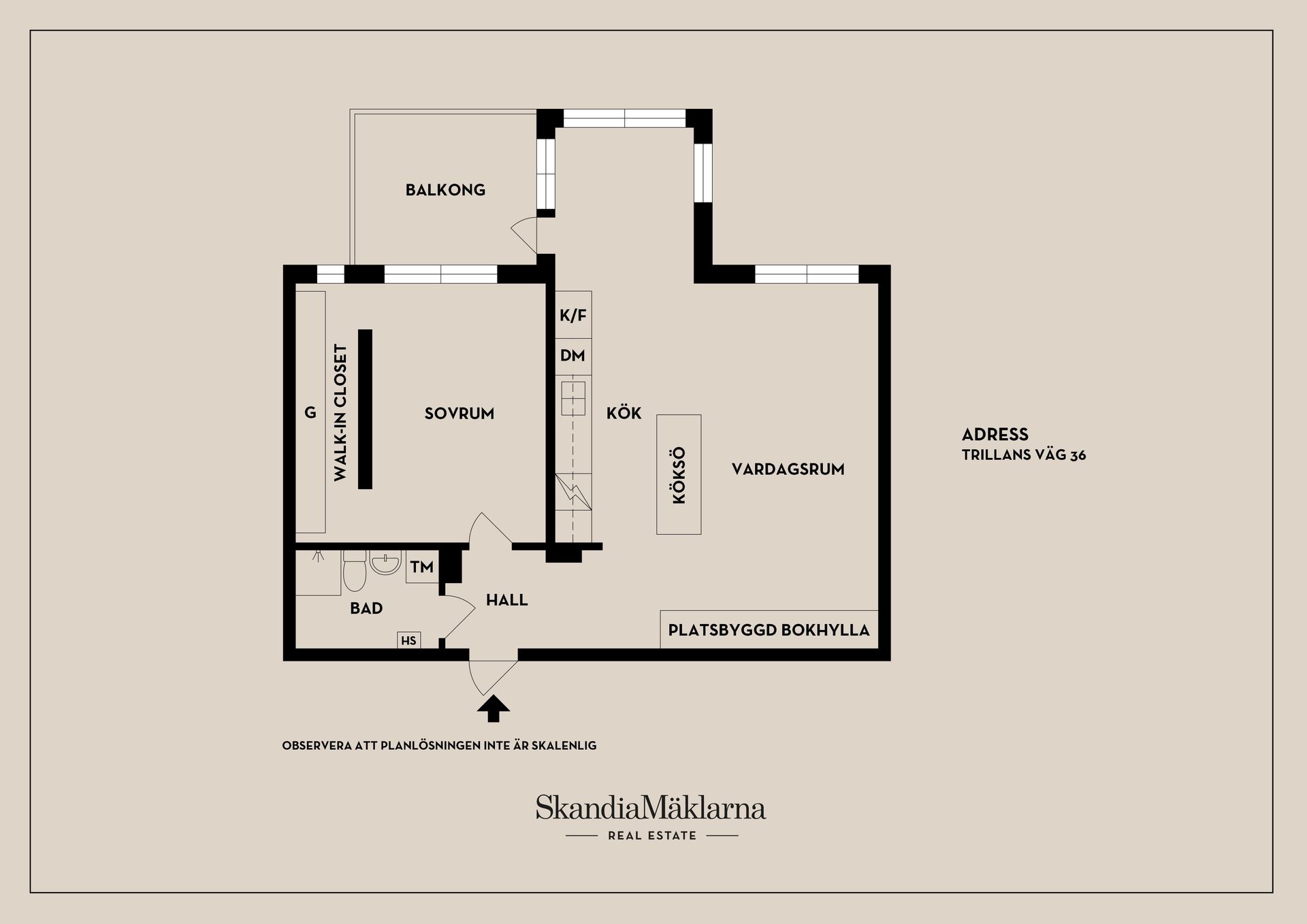 Bostadsrätt, Trillans väg 36, Jarlaberg, Nacka